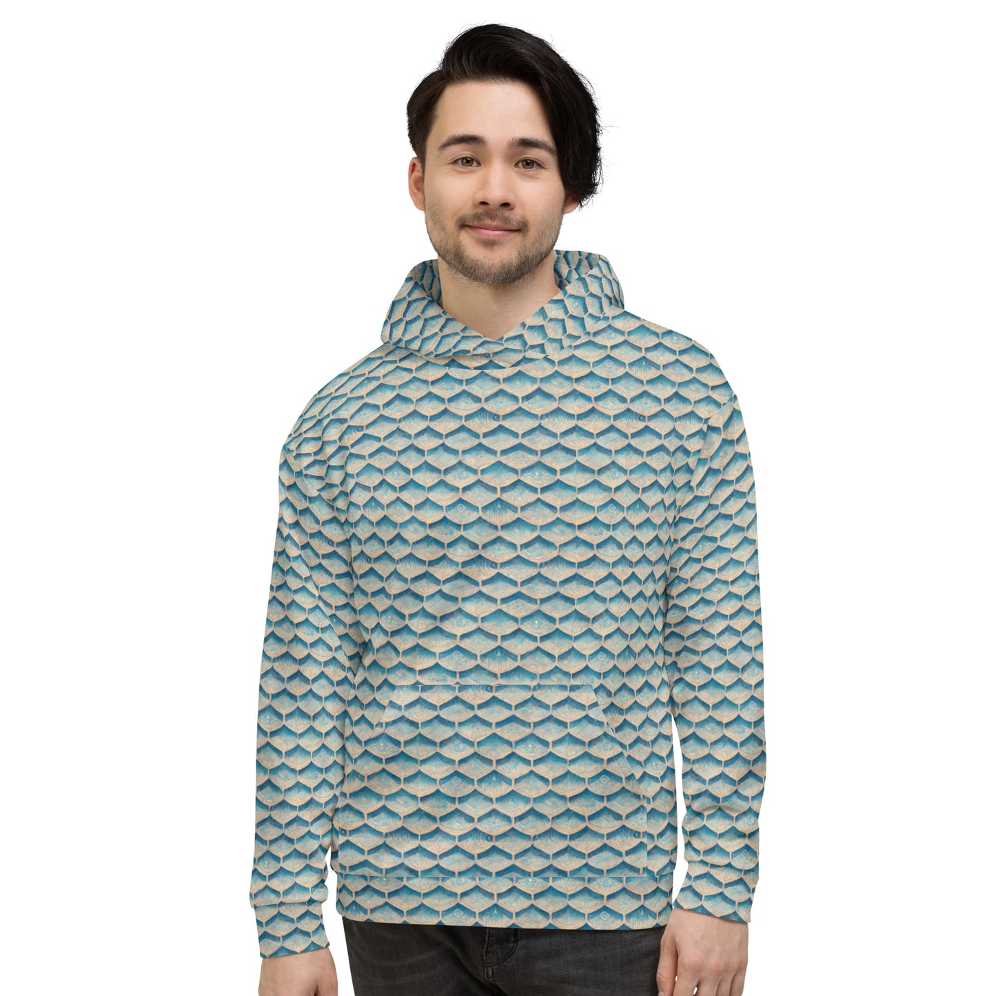 Seafoam Scales Men’s Hoodie
