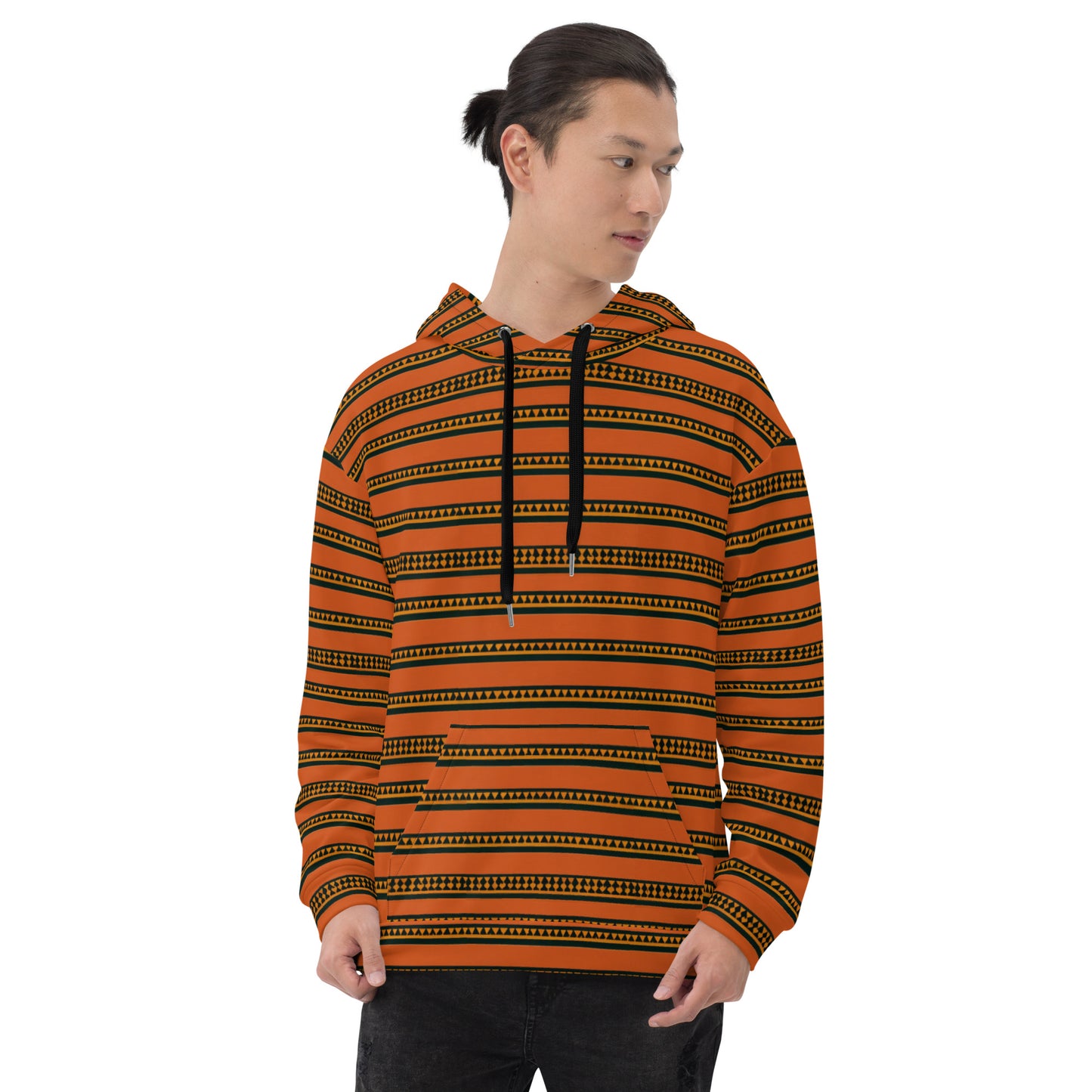 Timbuktu Tangerine Tapestry Men’s Hoodie