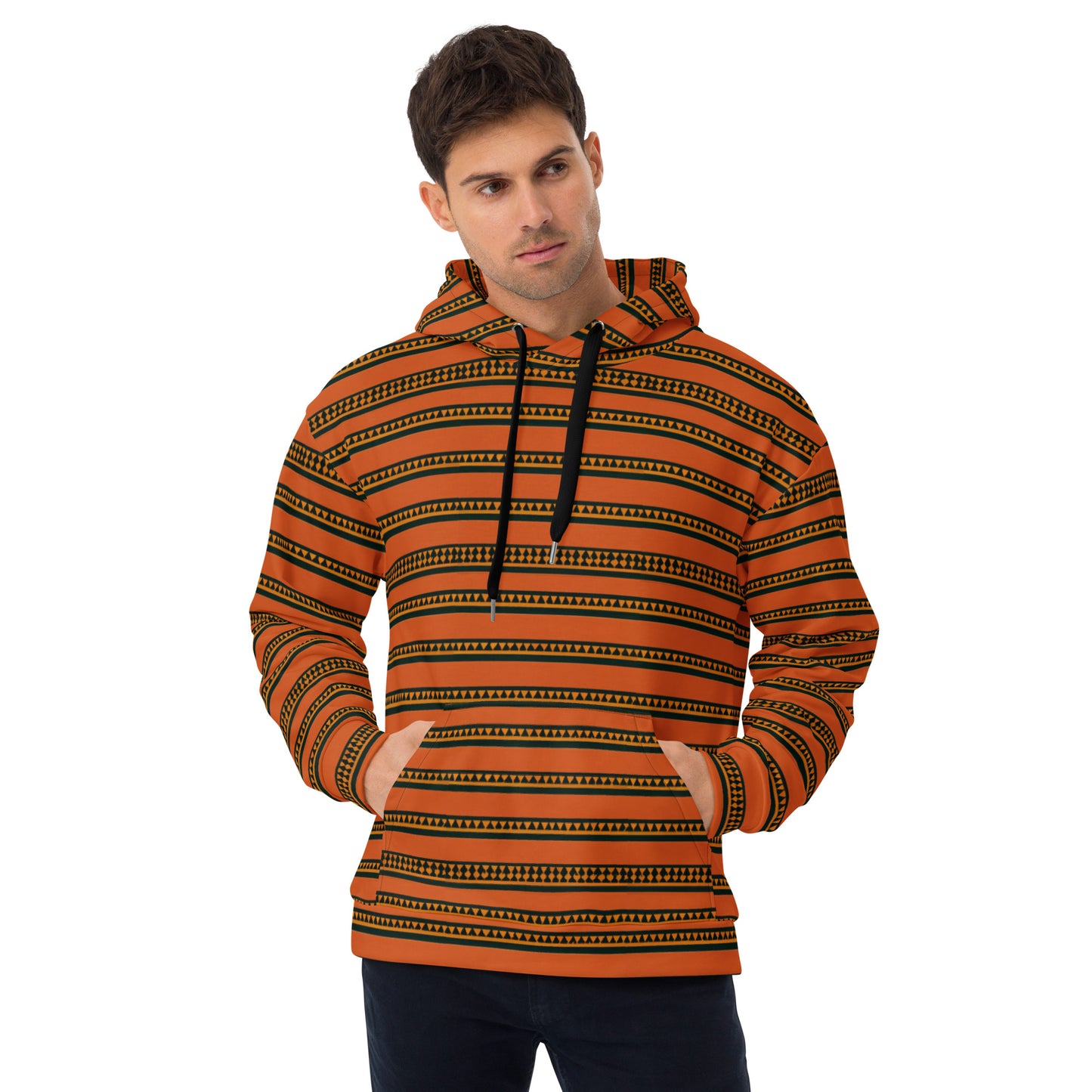 Timbuktu Tangerine Tapestry Men’s Hoodie