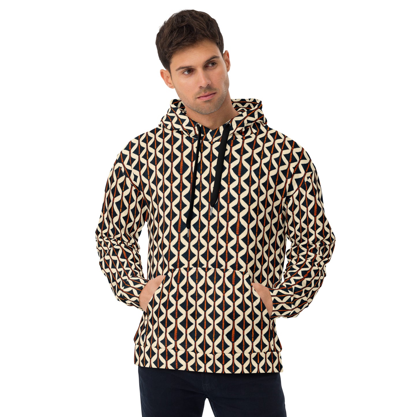 Tribal Tones In Harmony Men’s Hoodie