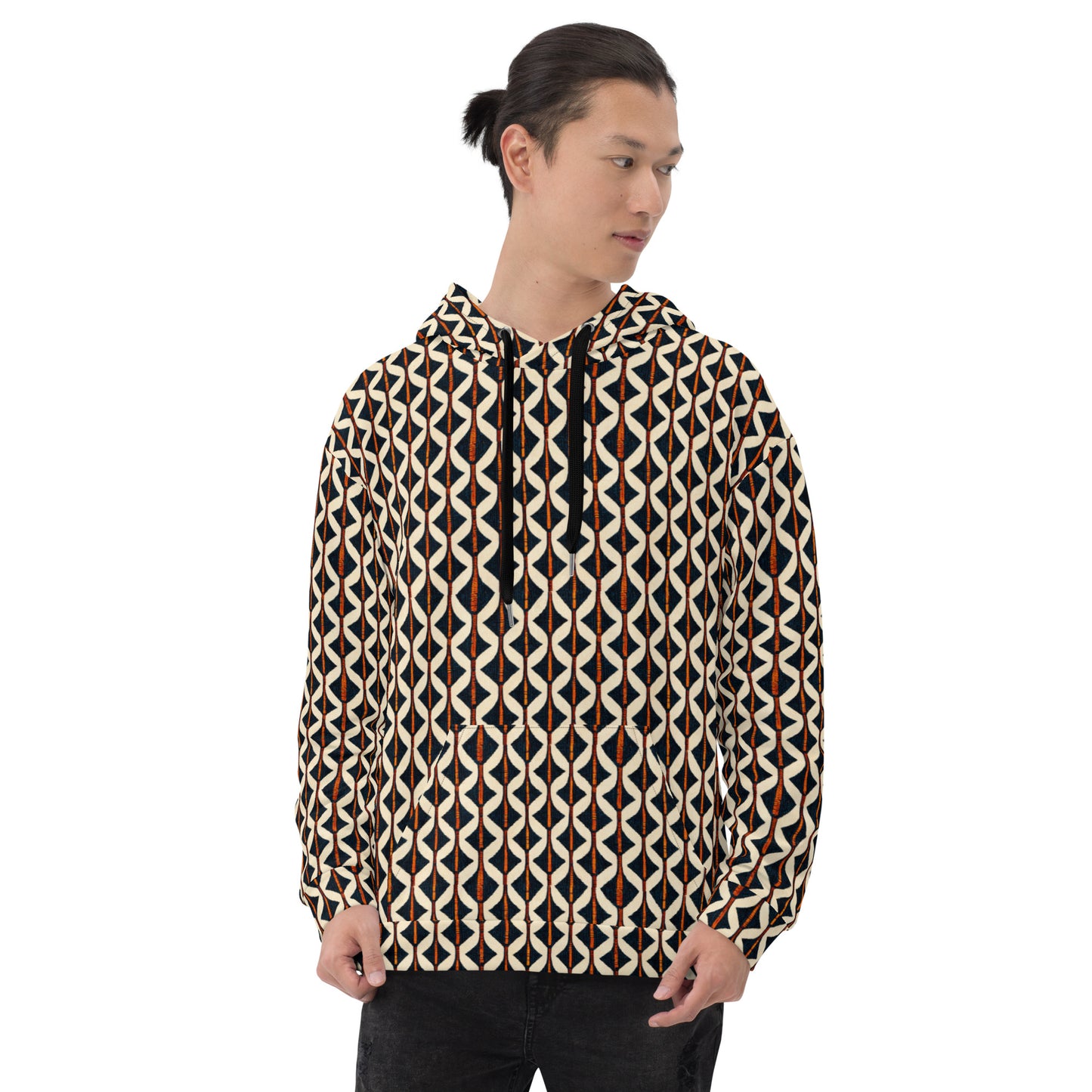 Tribal Tones In Harmony Men’s Hoodie