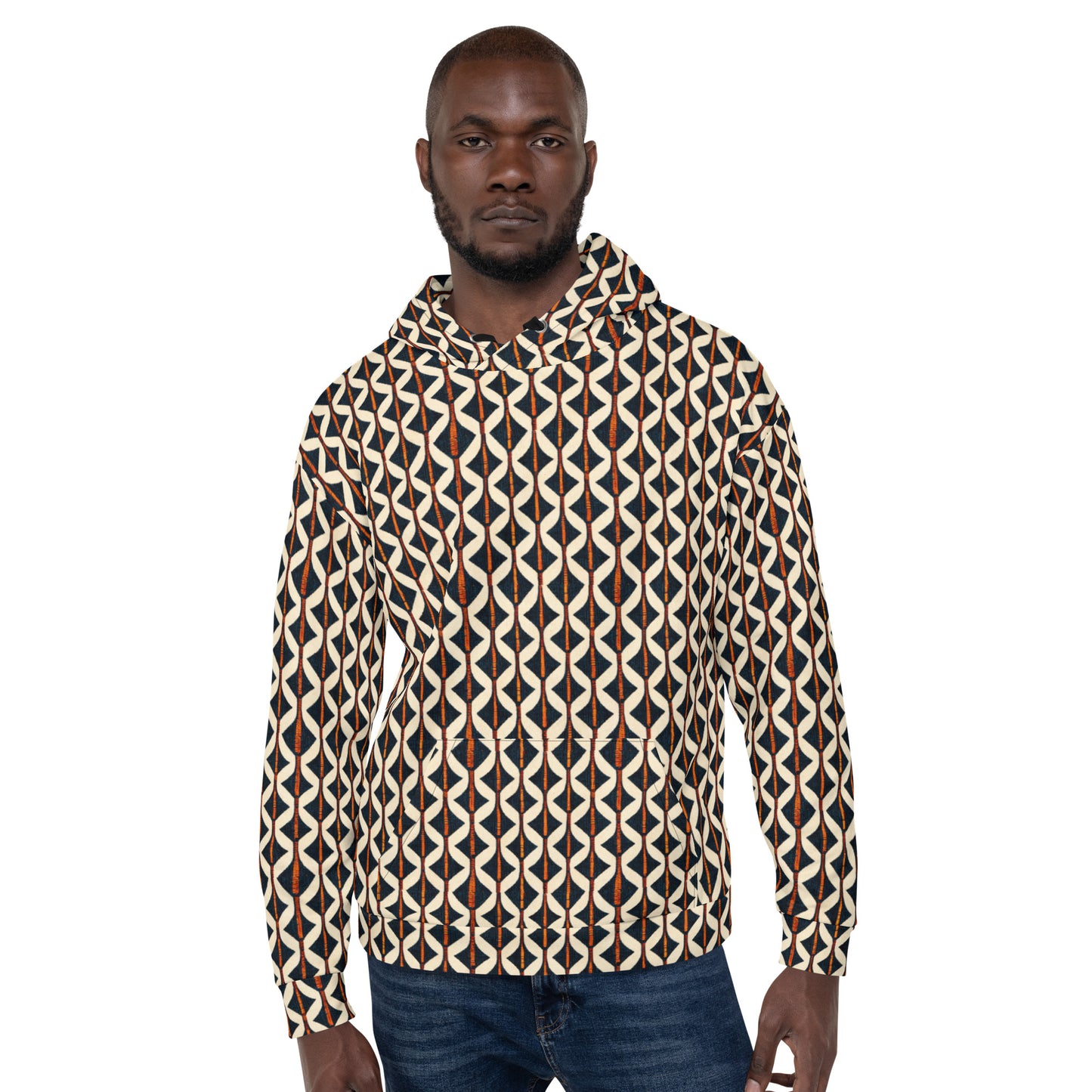 Tribal Tones In Harmony Men’s Hoodie