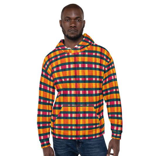 Tropical Fiesta Plaid Hoodie