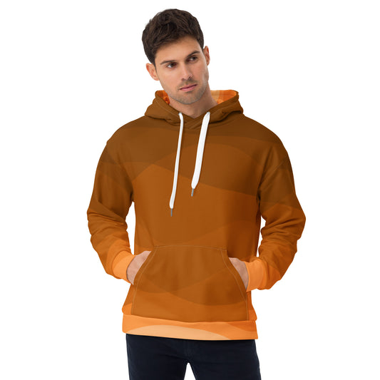 Tangerine Whirlpool Men’s Hoodie