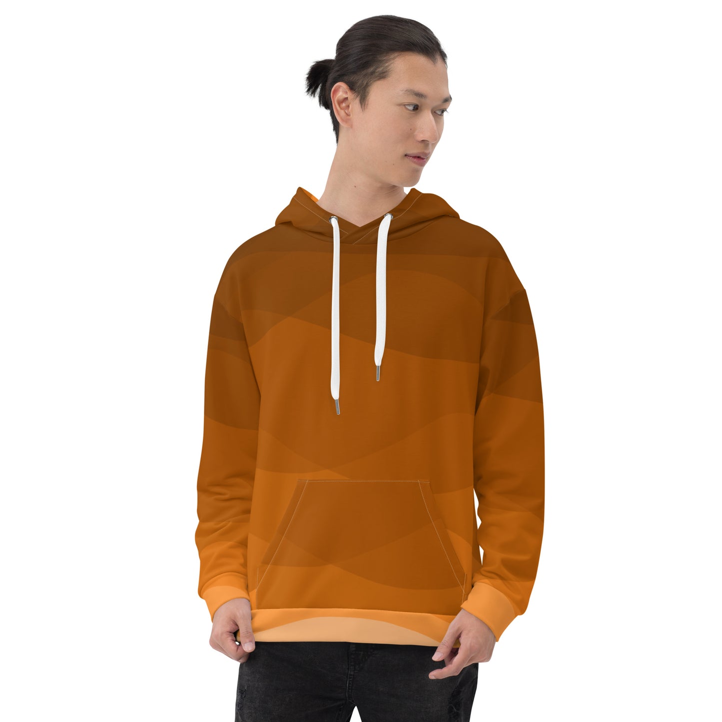 Tangerine Whirlpool Men’s Hoodie