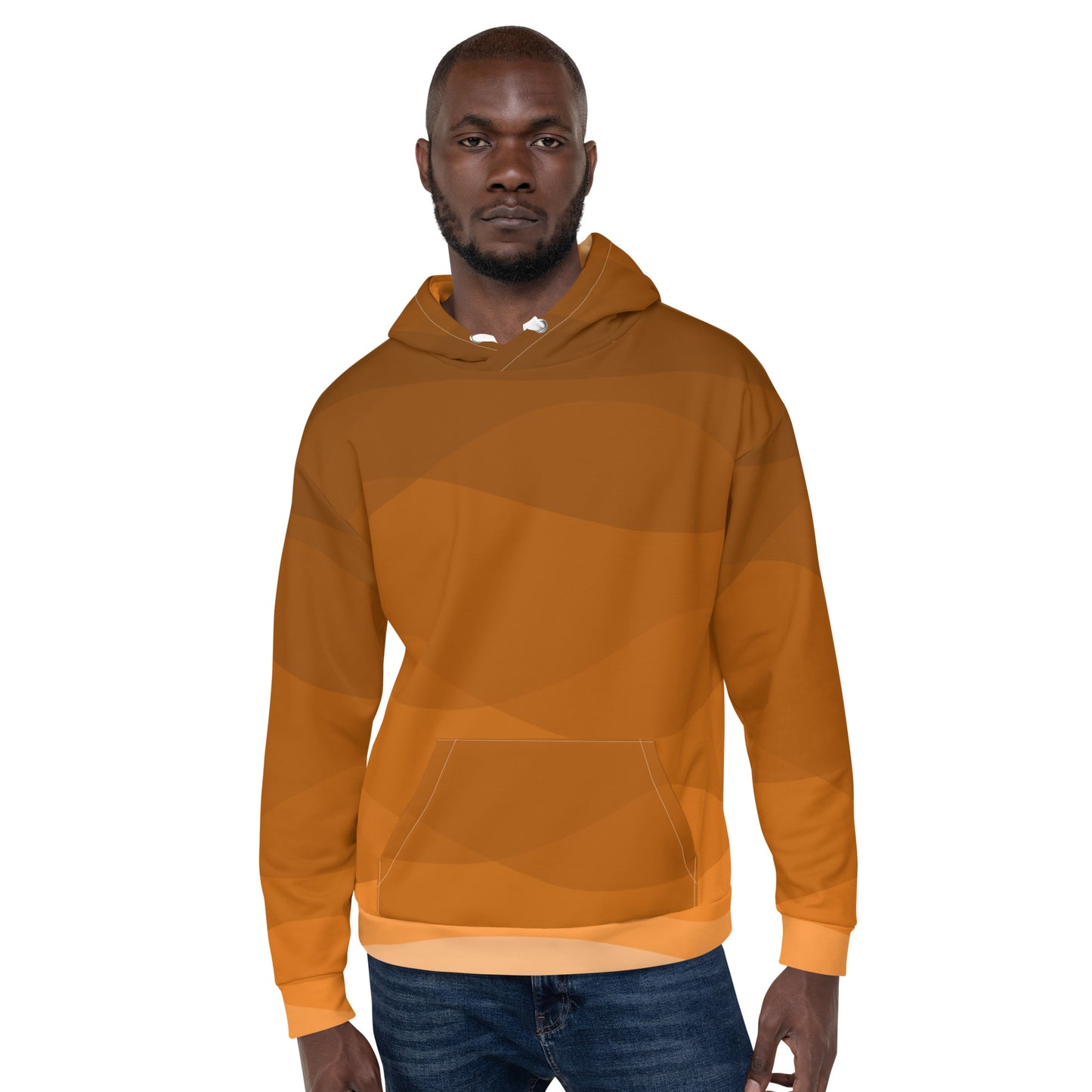 Tangerine Whirlpool Men’s Hoodie