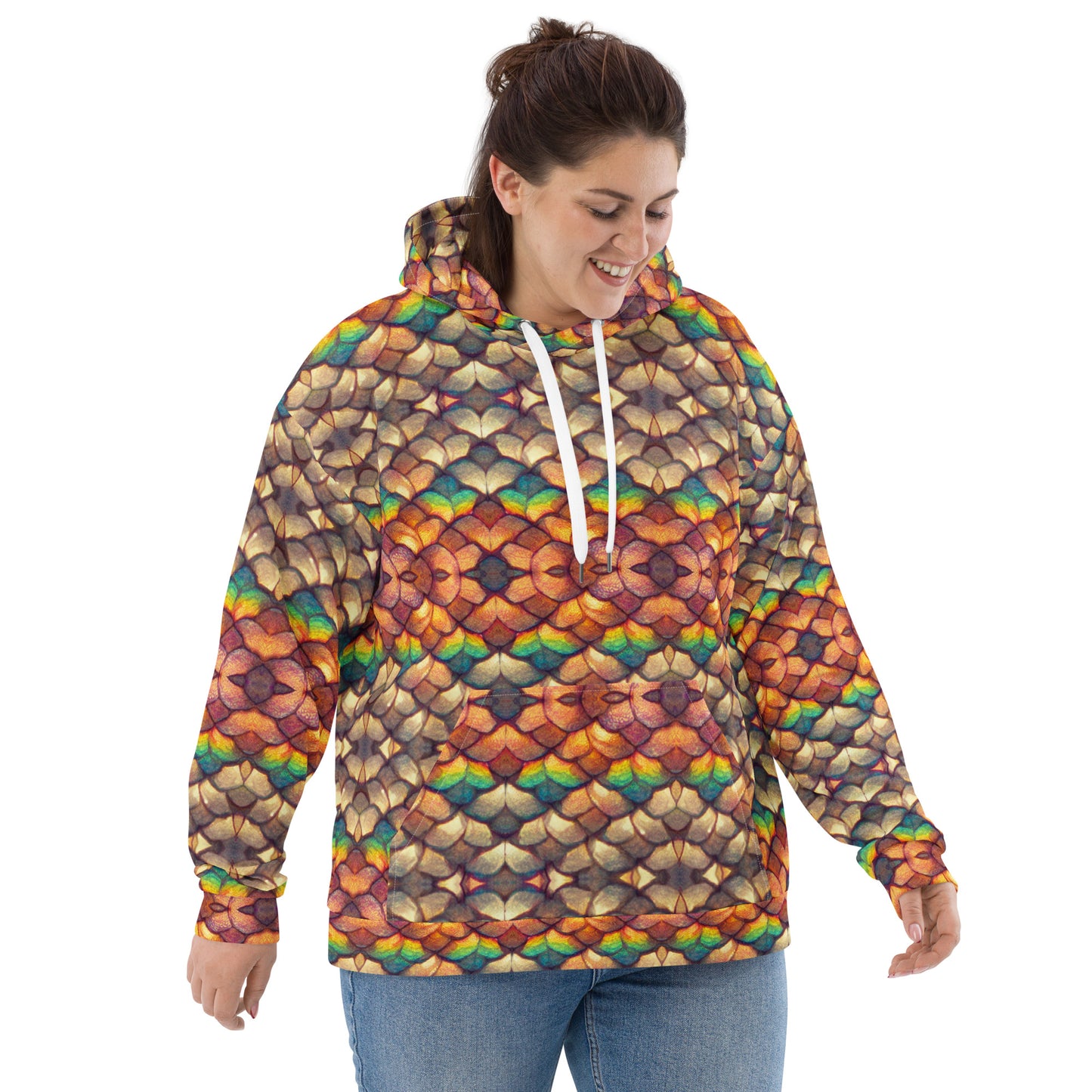 Cloeyra, the Radiant Aether Dragon Women’s Hoodie