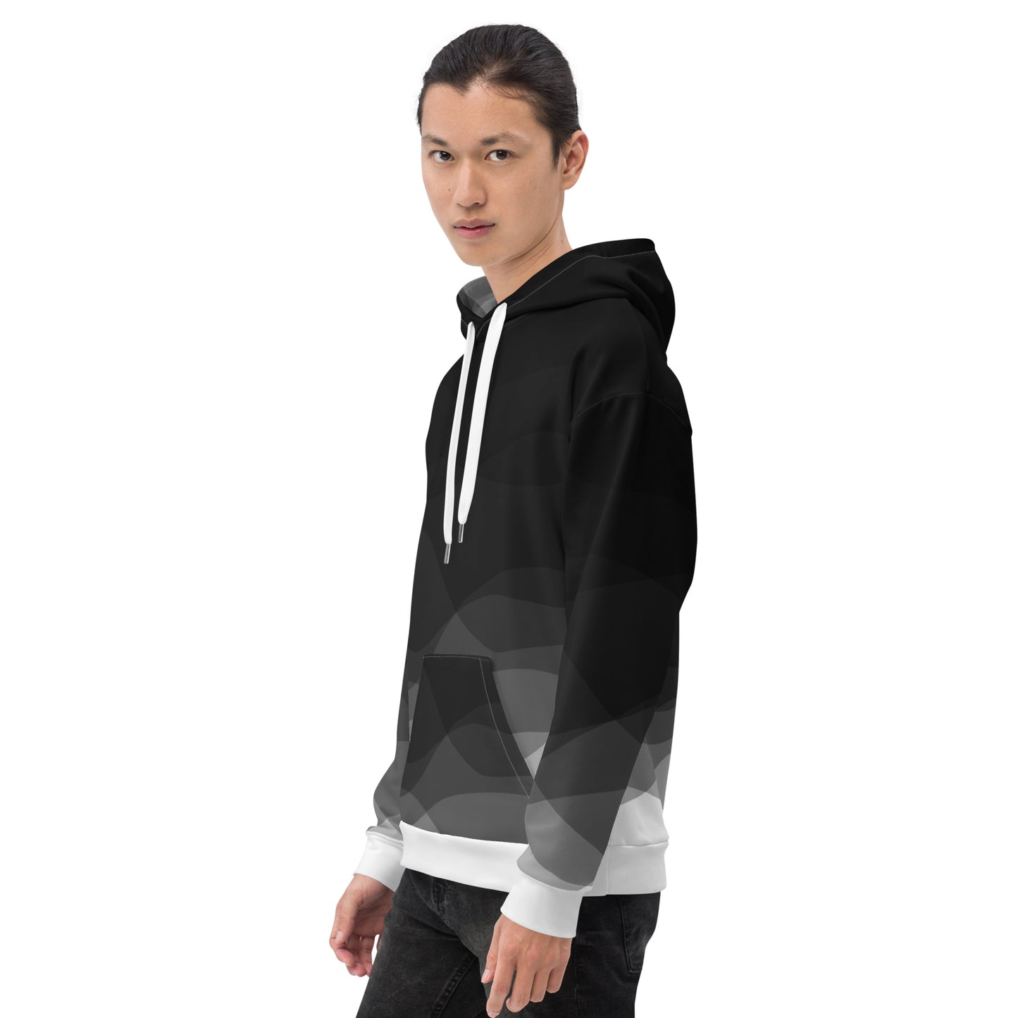 Graphite Waves Unisex Hoodie