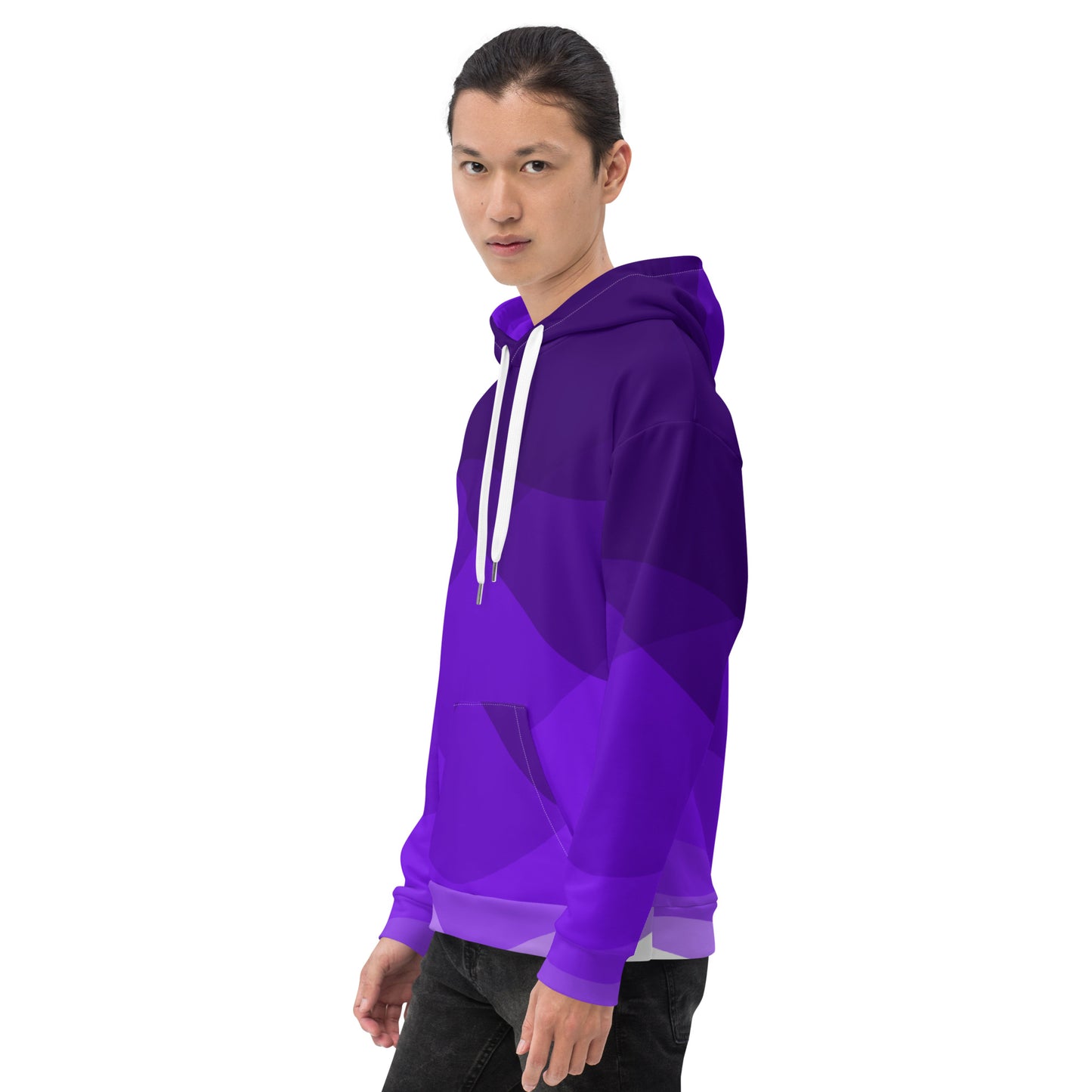 Violet Swirls Unisex Hoodie