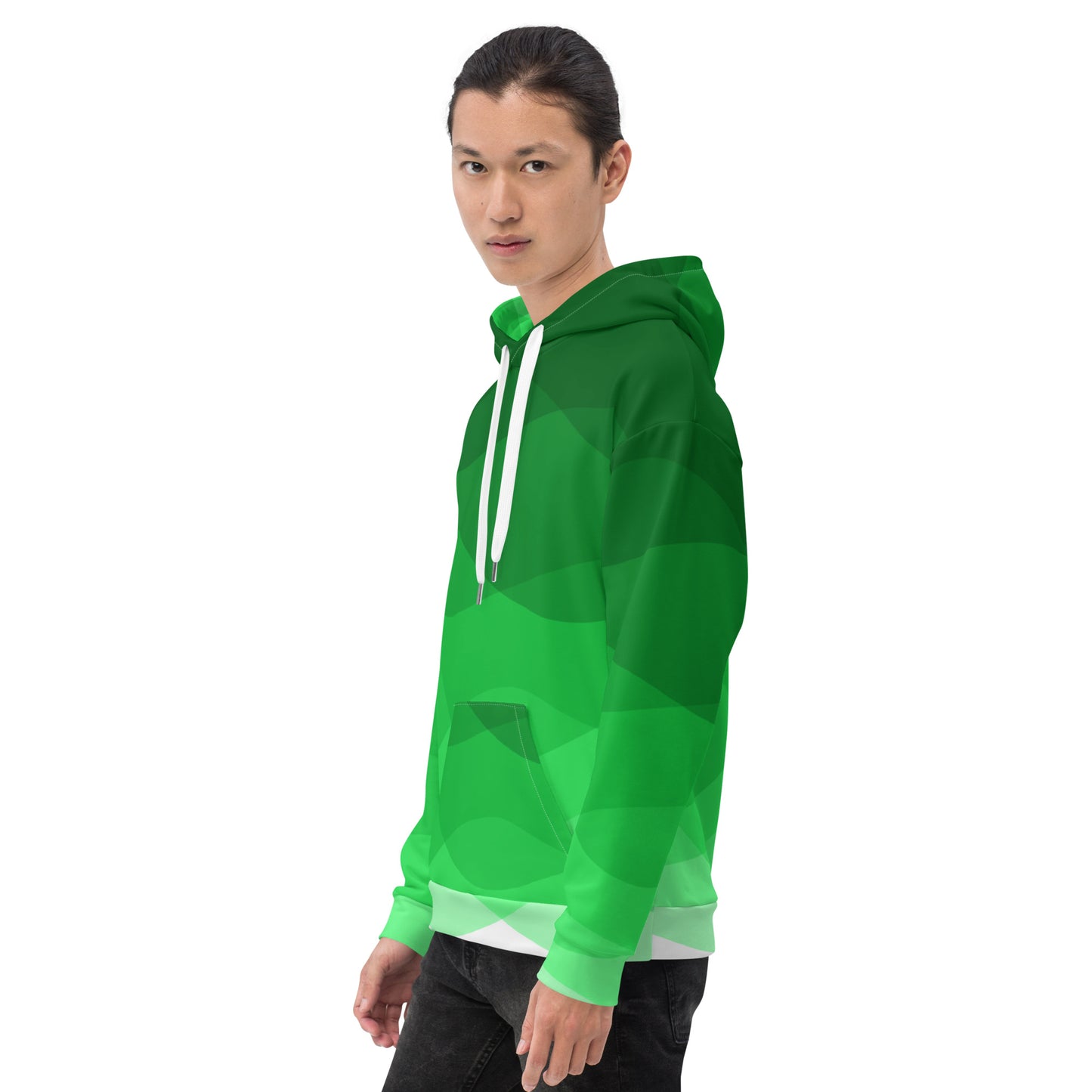 Green Cascade Unisex Hoodie