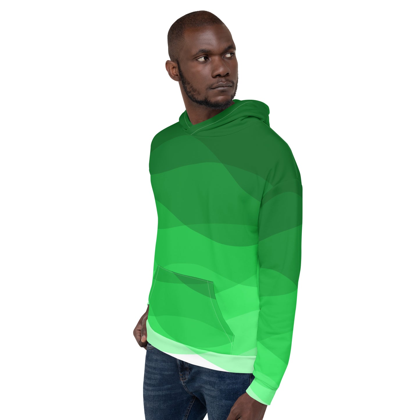 Green Cascade Unisex Hoodie