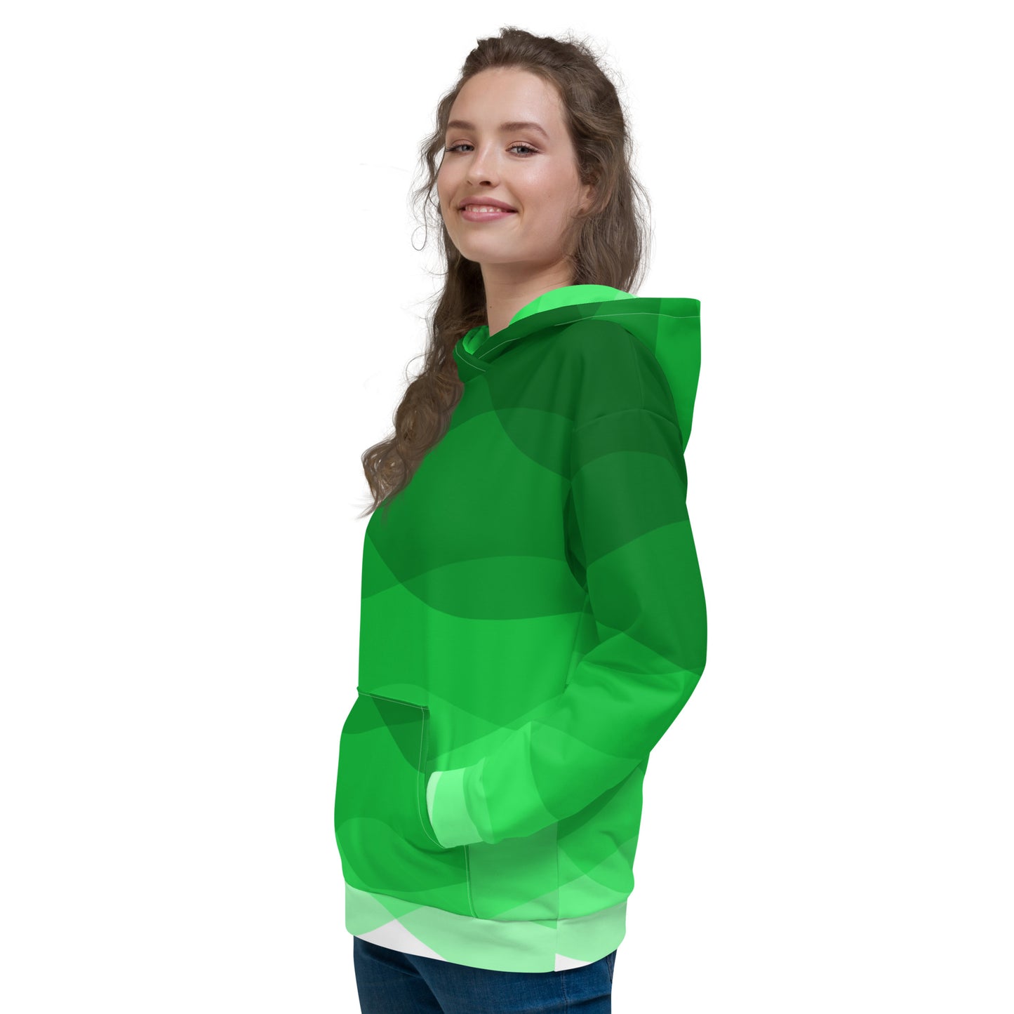 Green Cascade Unisex Hoodie