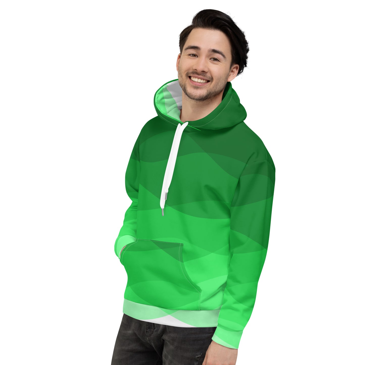 Green Cascade Unisex Hoodie