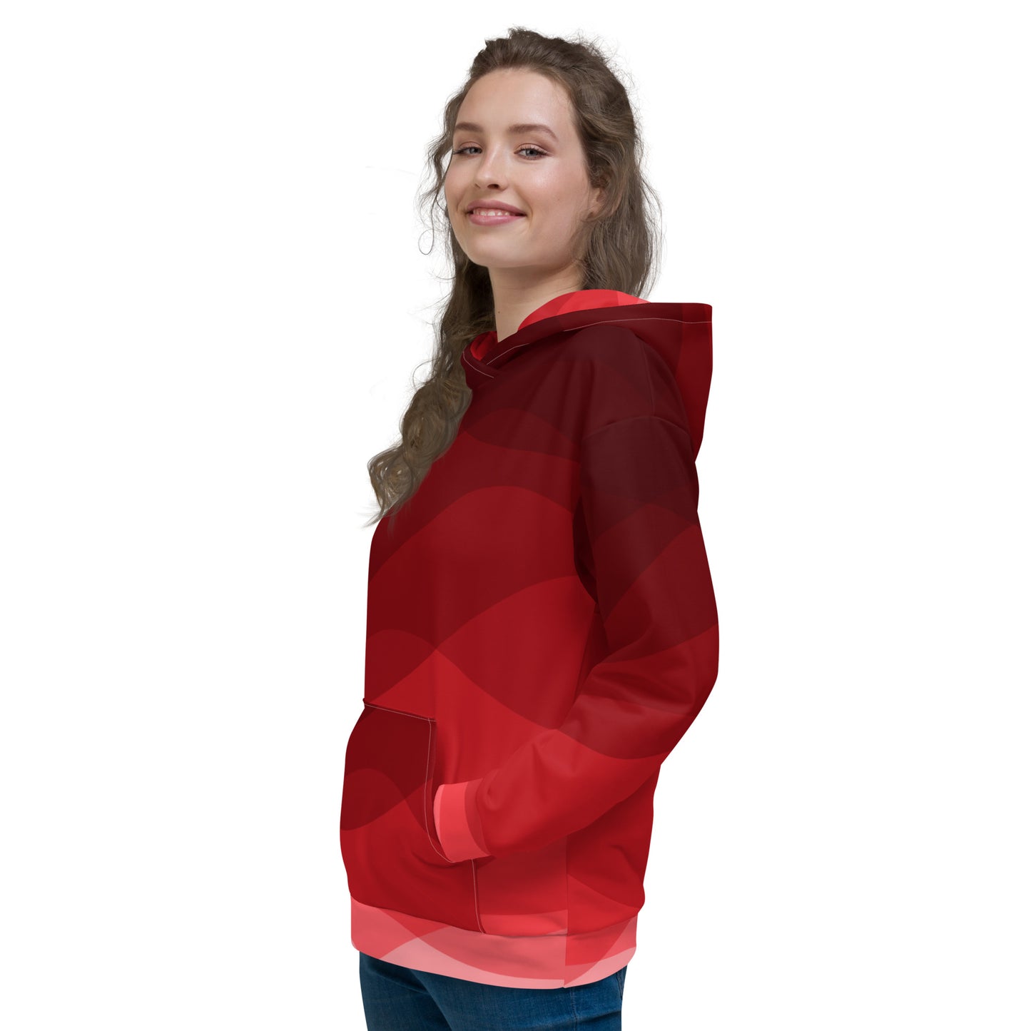 Crimson Motion Unisex Hoodie