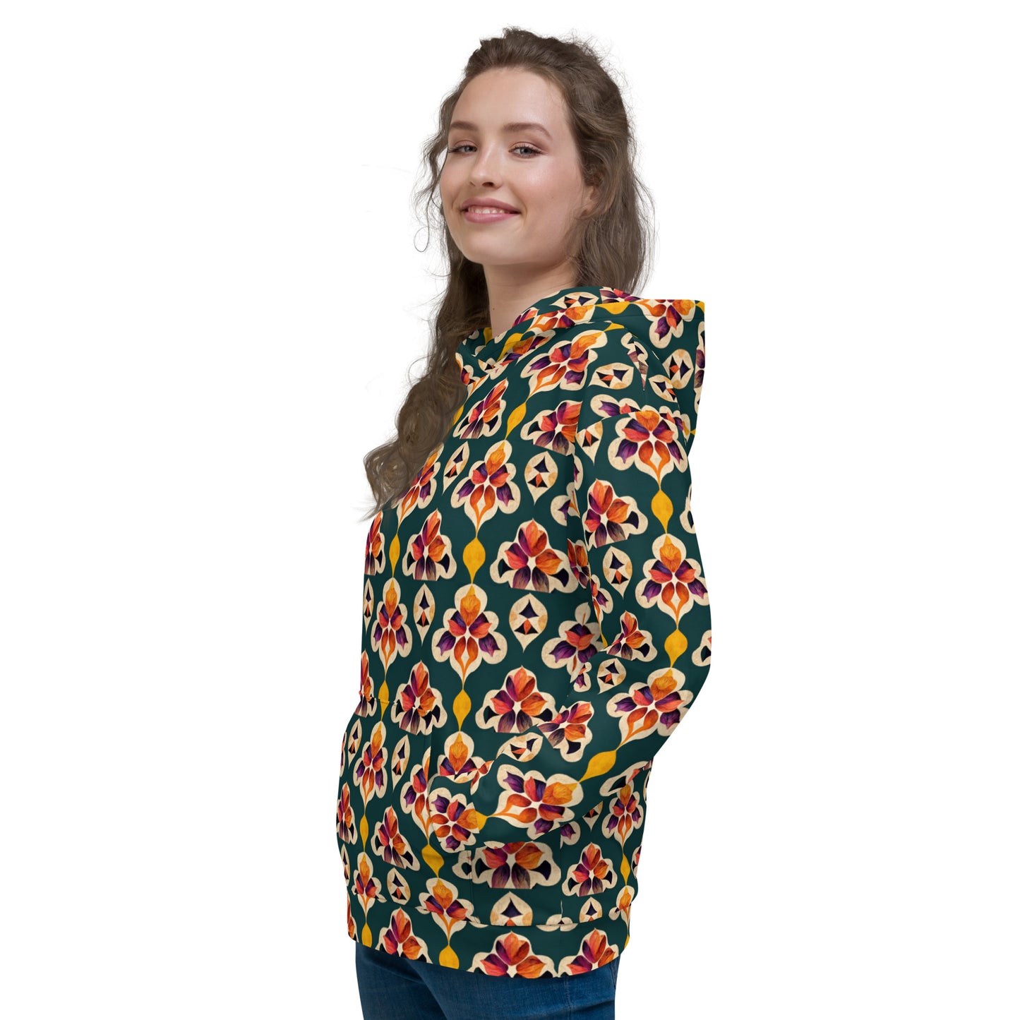 Ifrane’s Rainbow Blossoms Women’s Hoodie