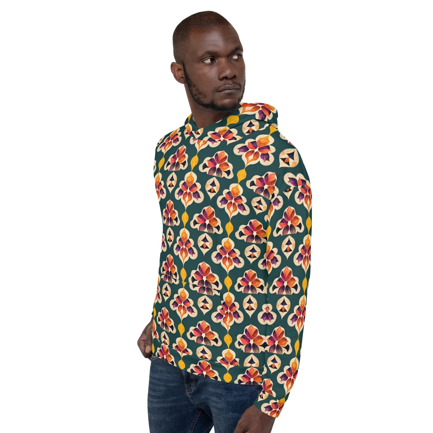 Ifrane’s Rainbow Blossoms Men’s Hoodie