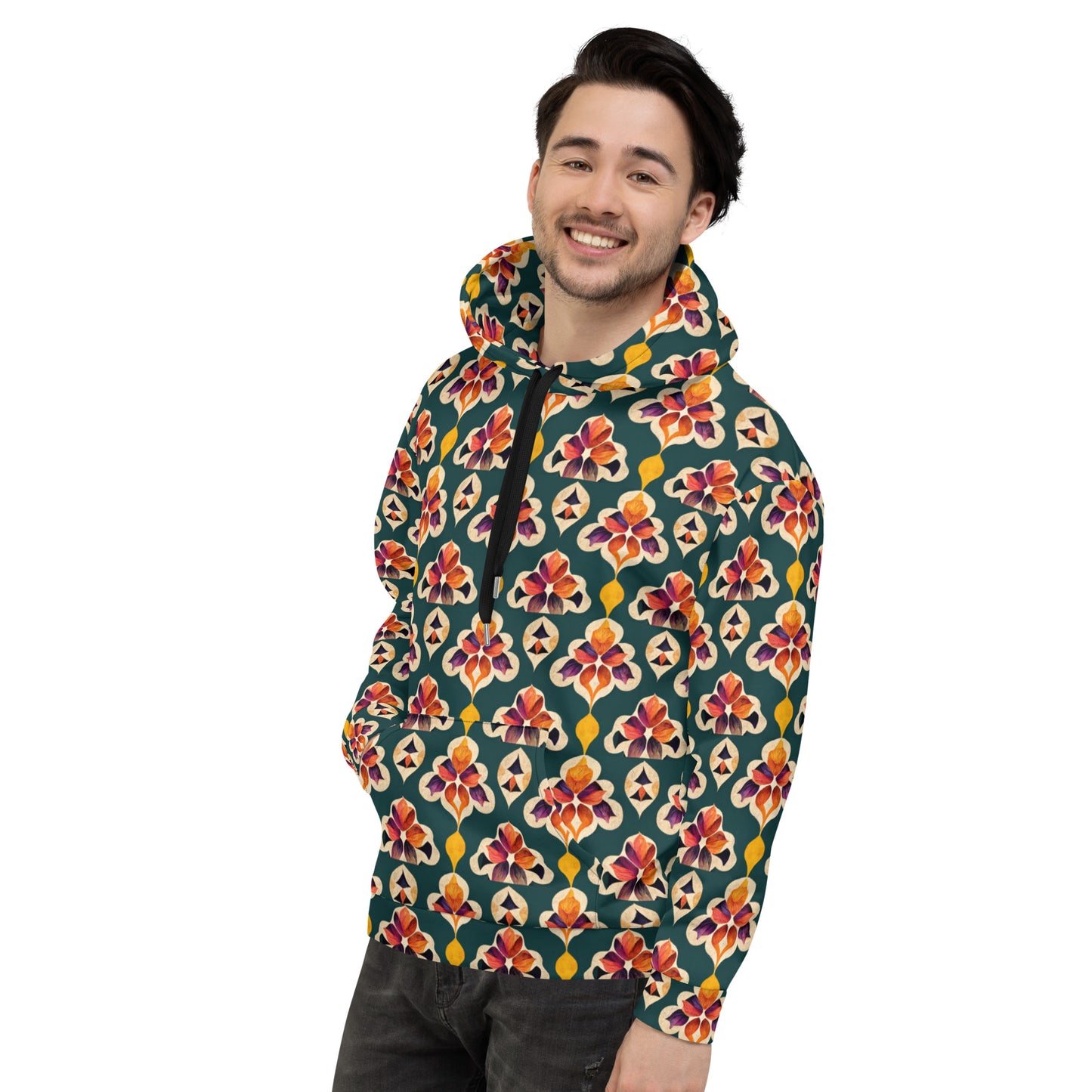 Ifrane’s Rainbow Blossoms Men’s Hoodie