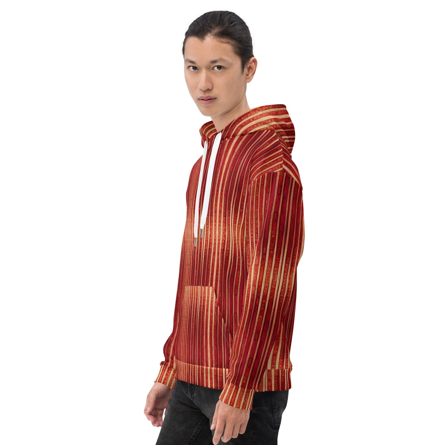 Intricate Carmine Men’s Hoodie