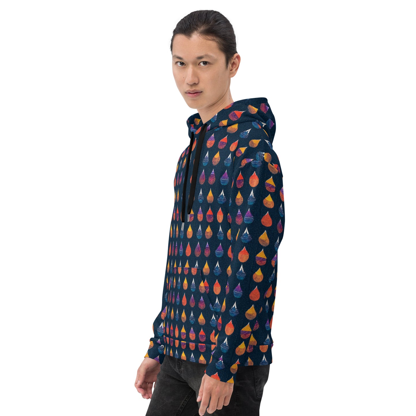 Prismatic Precipitation Men’s Hoodie