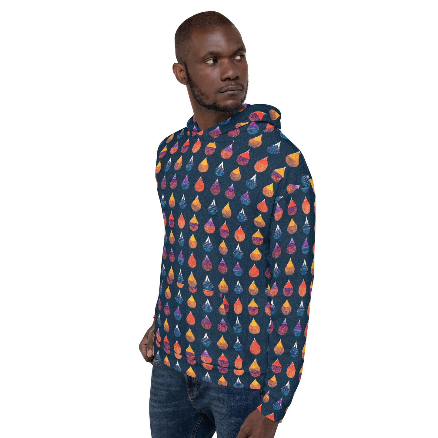 Prismatic Precipitation Men’s Hoodie