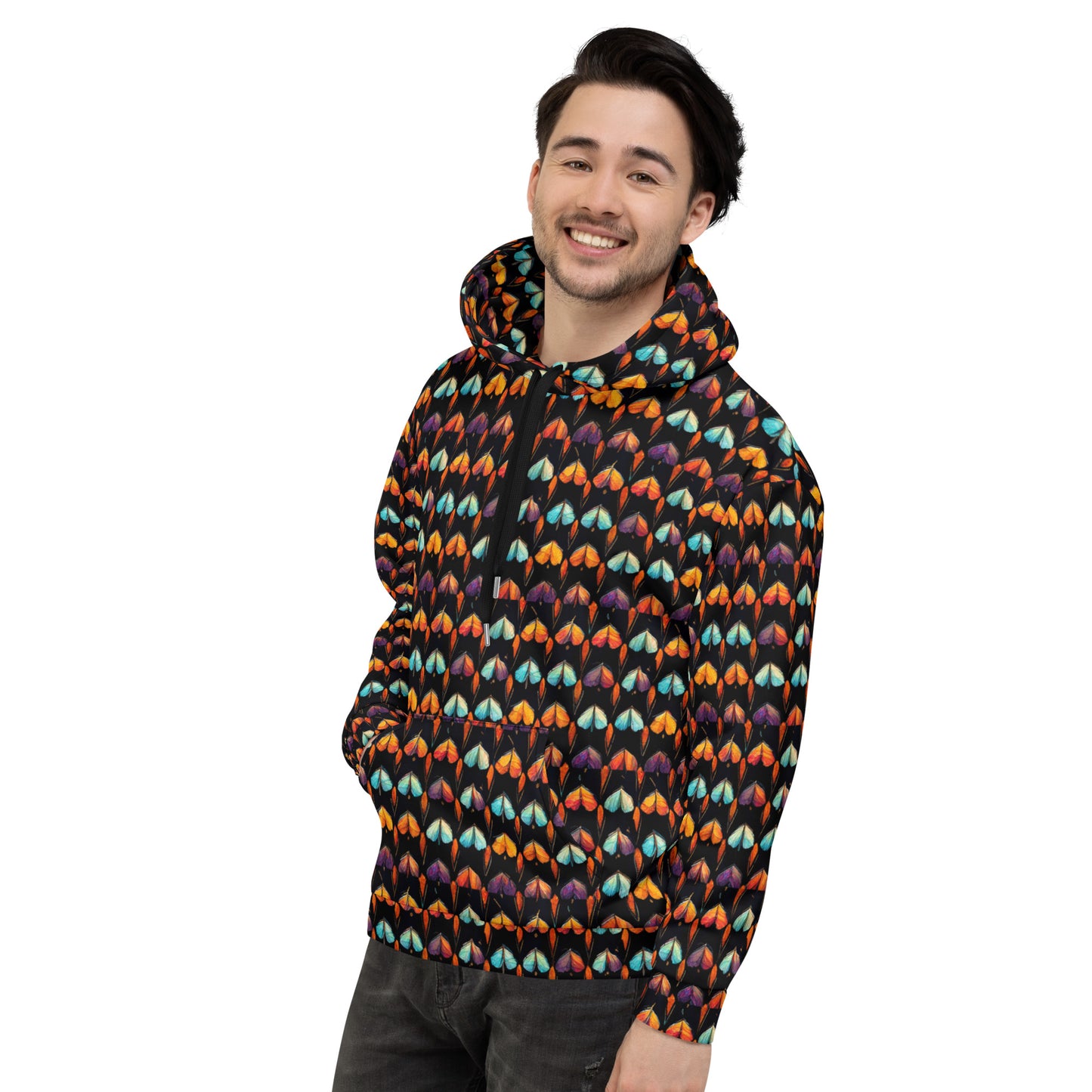 Quilted Wings Men’s Hoodie