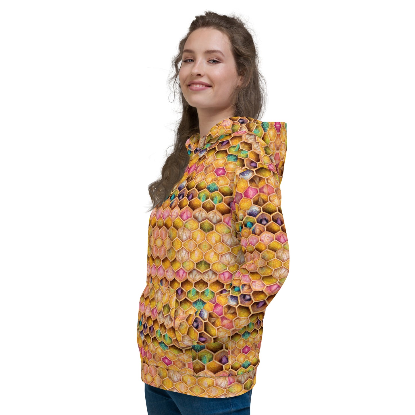 Rainbow Hive Radiance Women’s Hoodie