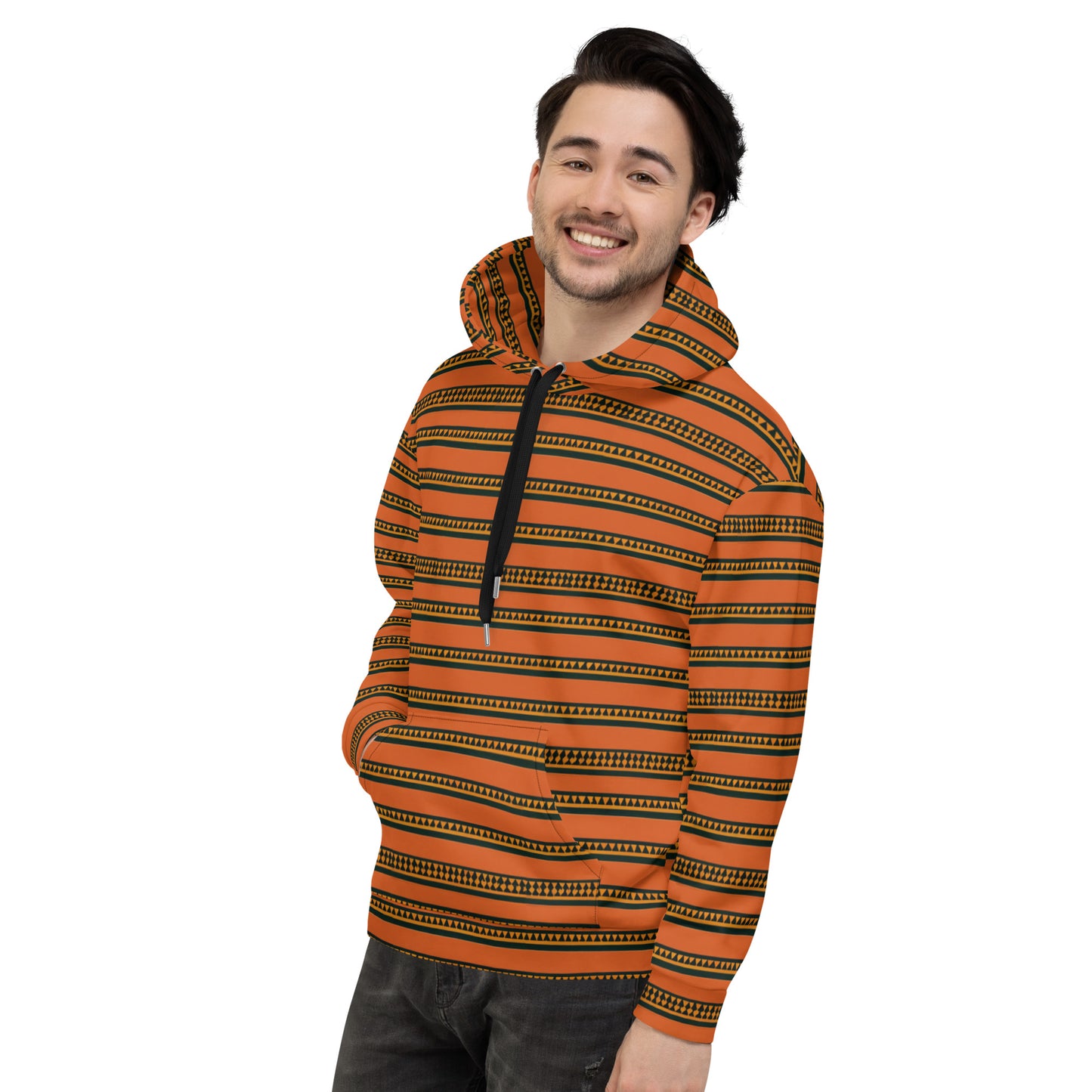 Timbuktu Tangerine Tapestry Men’s Hoodie