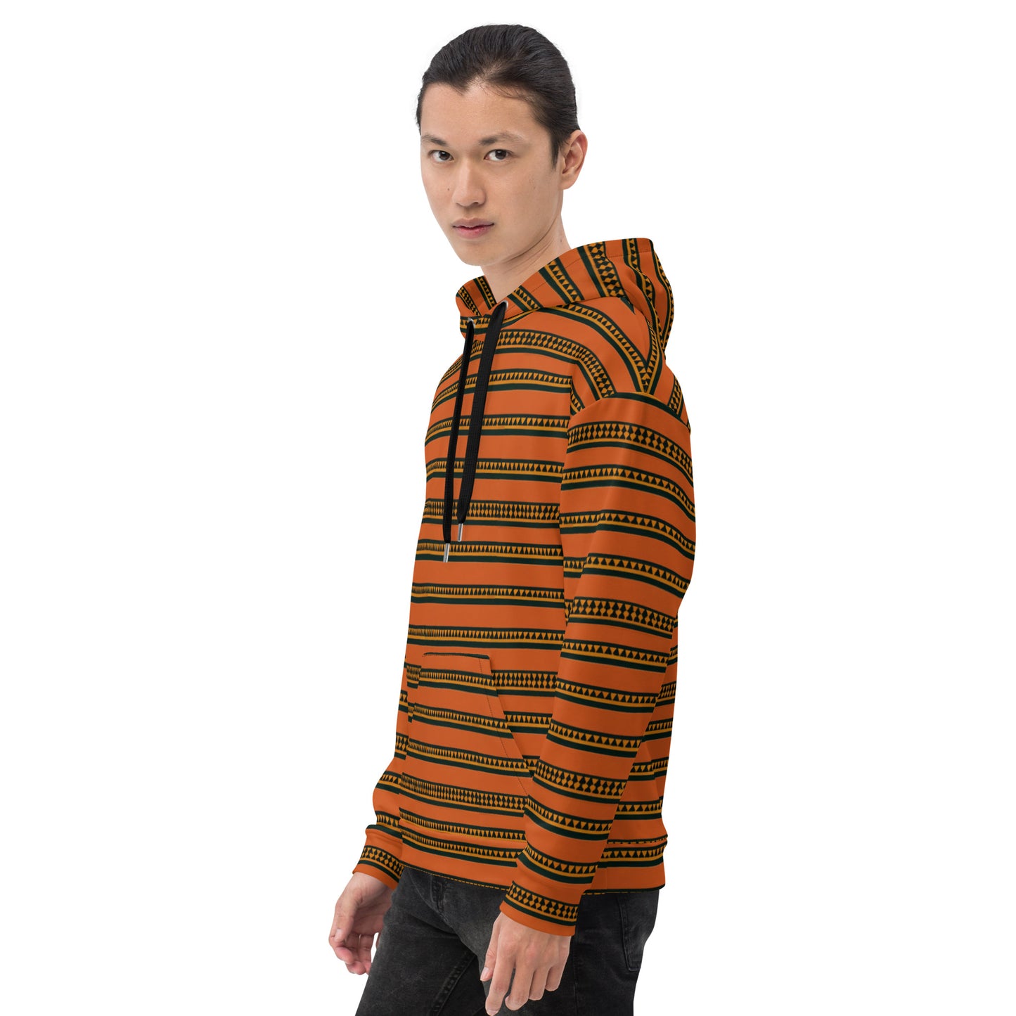 Timbuktu Tangerine Tapestry Men’s Hoodie