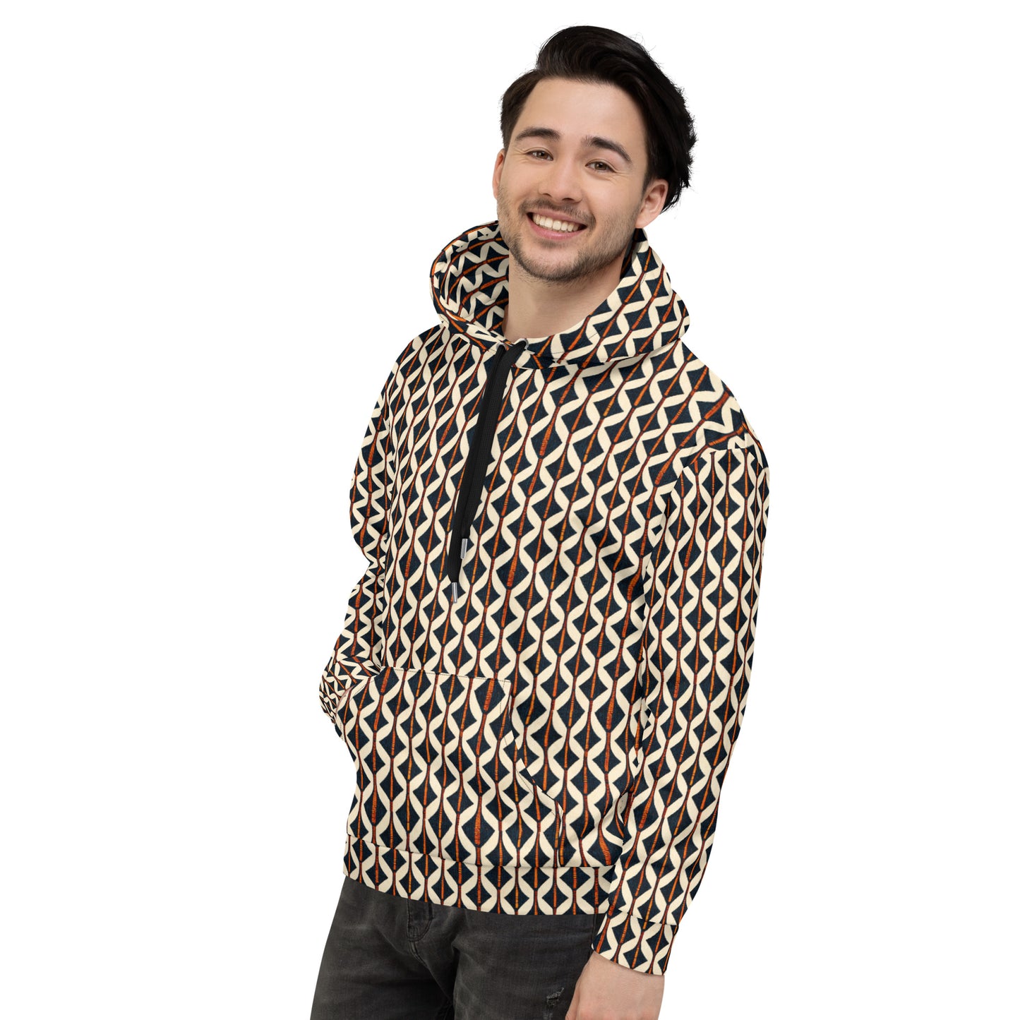 Tribal Tones In Harmony Men’s Hoodie