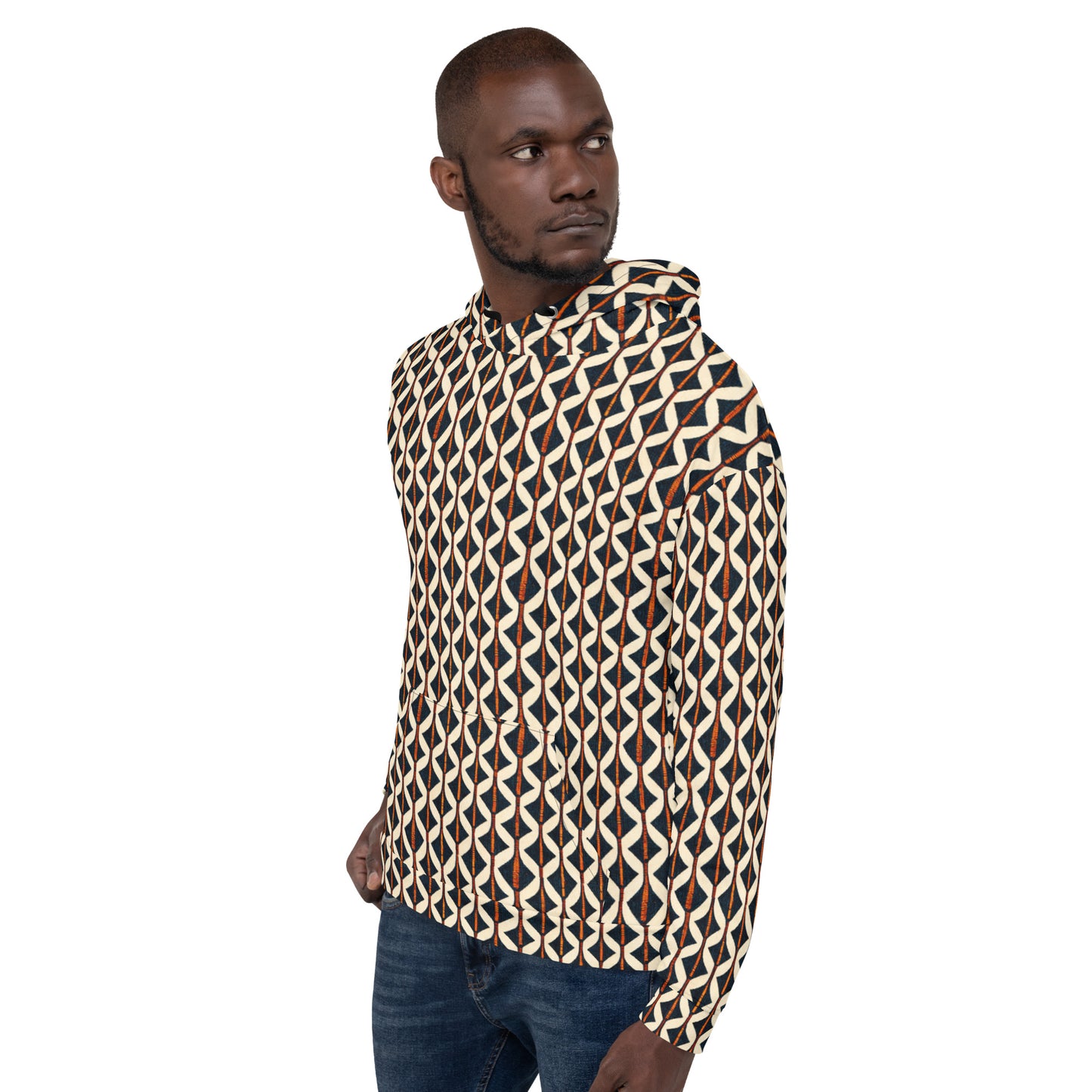 Tribal Tones In Harmony Men’s Hoodie