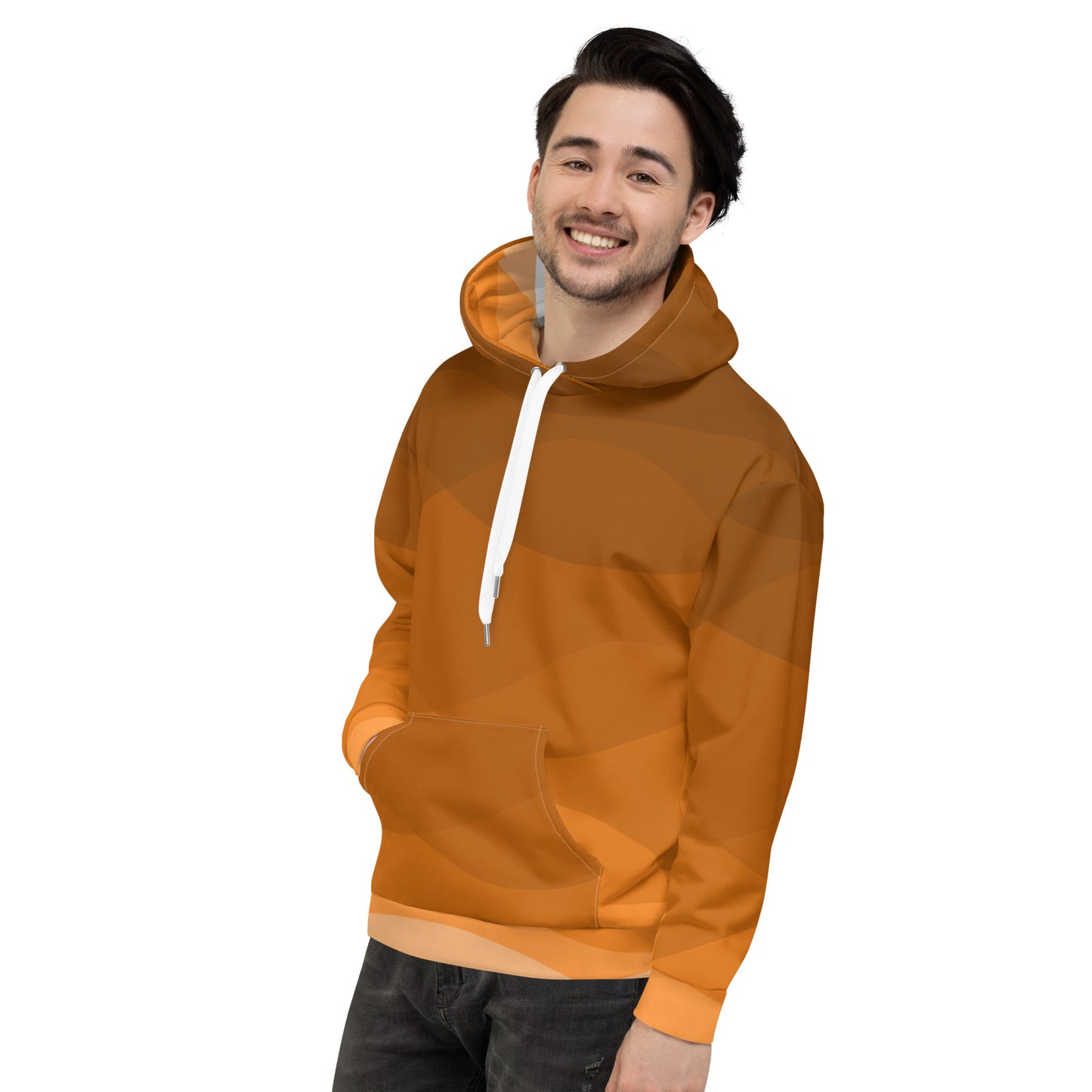 Tangerine Whirlpool Men’s Hoodie