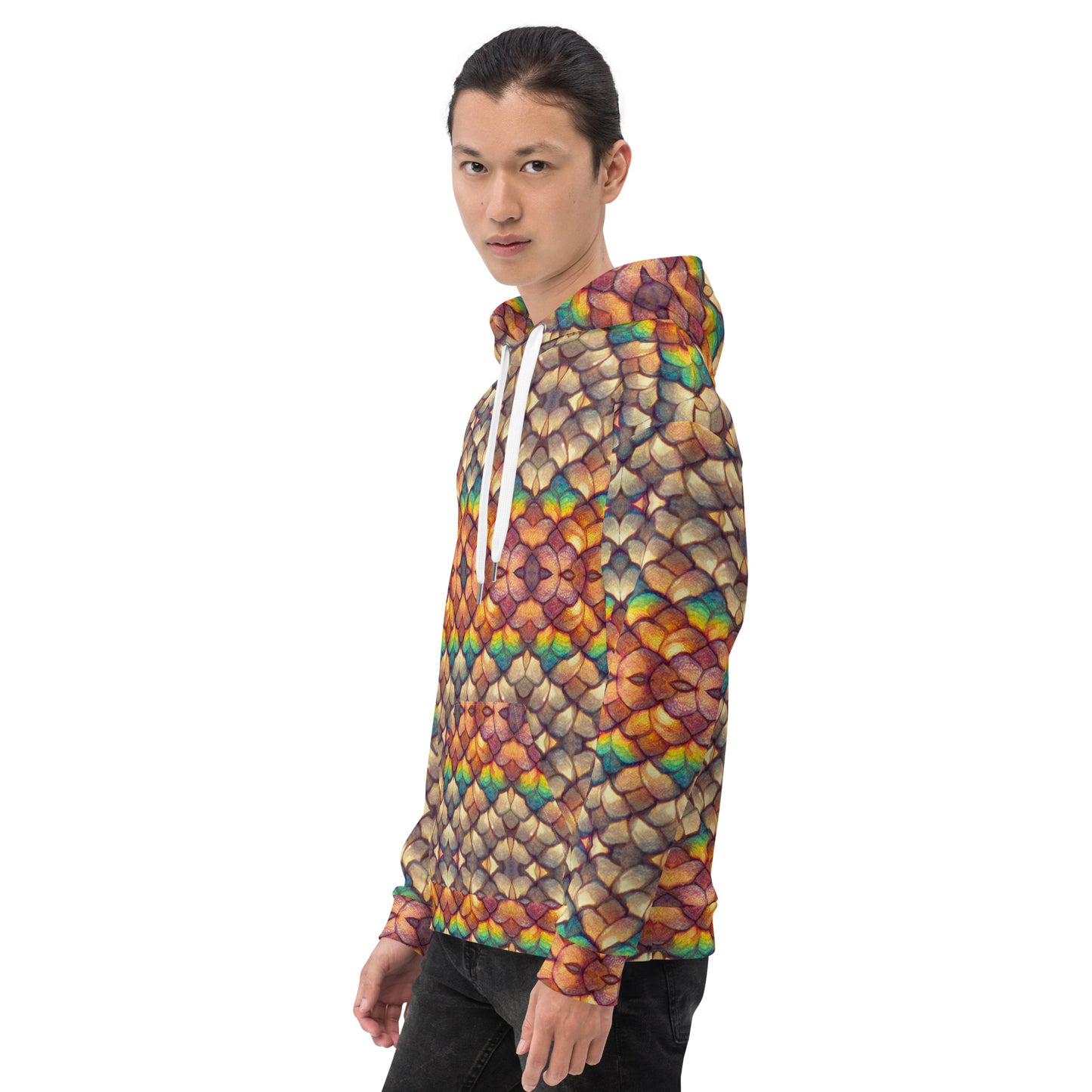 Cloeyra, the Radiant Aether Dragon Men’s Hoodie