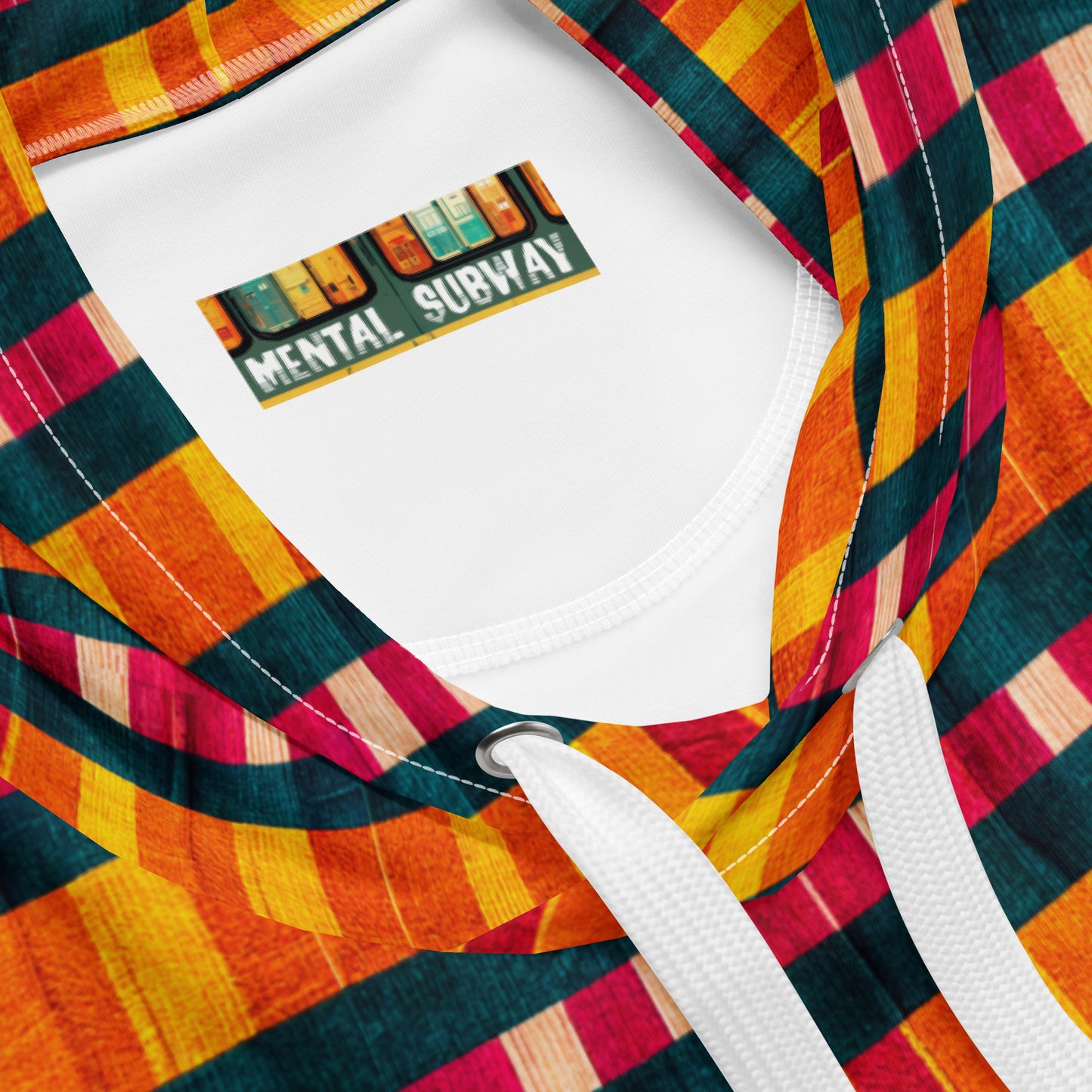 Tropical Fiesta Plaid Hoodie