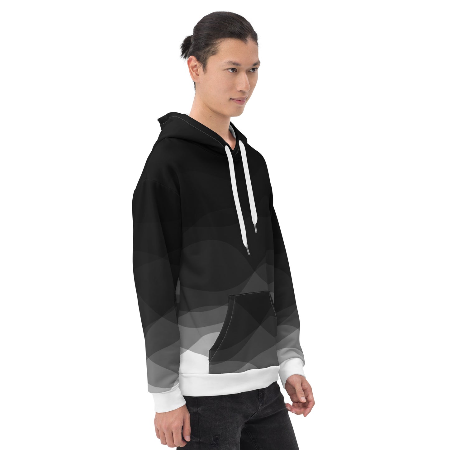 Graphite Waves Unisex Hoodie