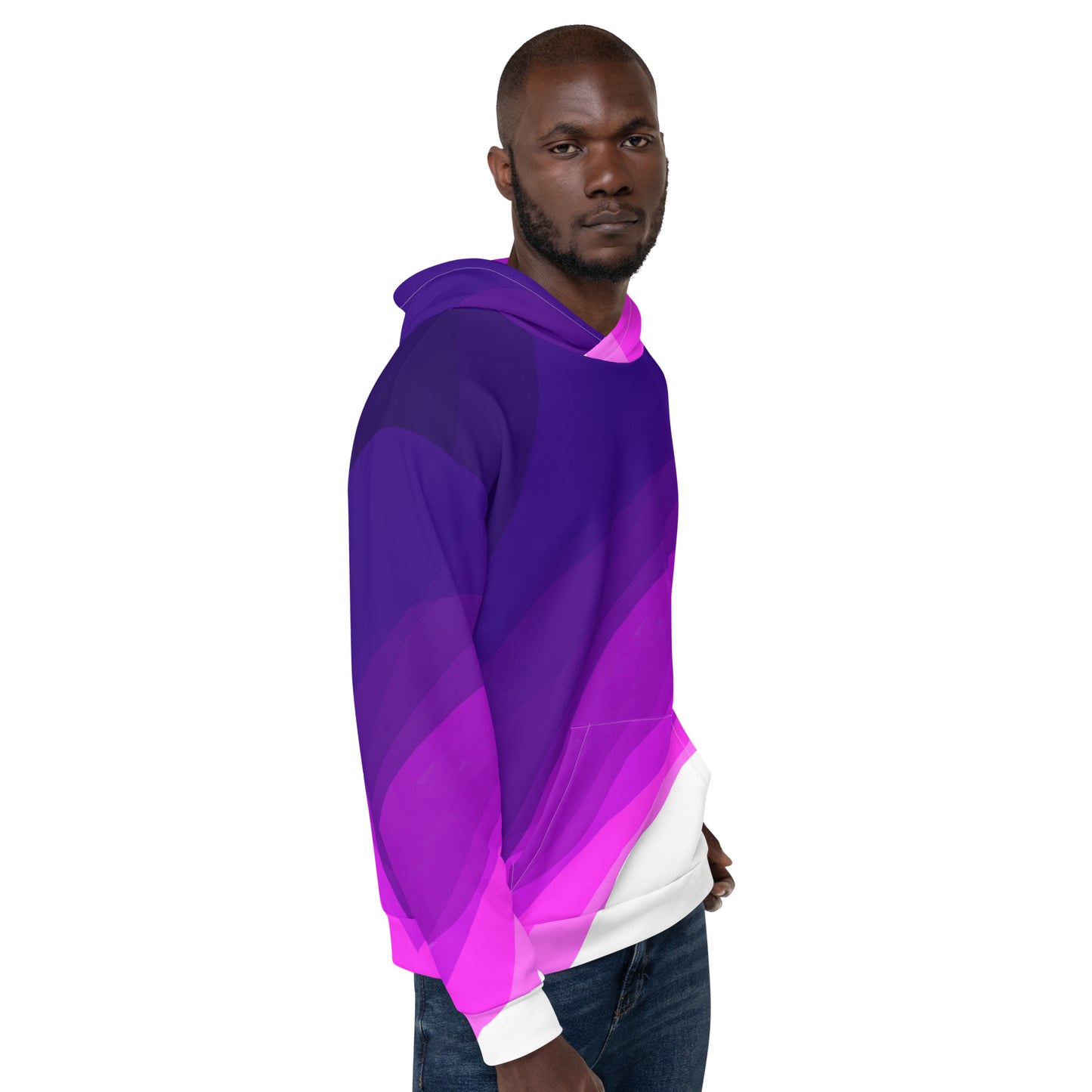 Plum Waves Unisex Hoodie