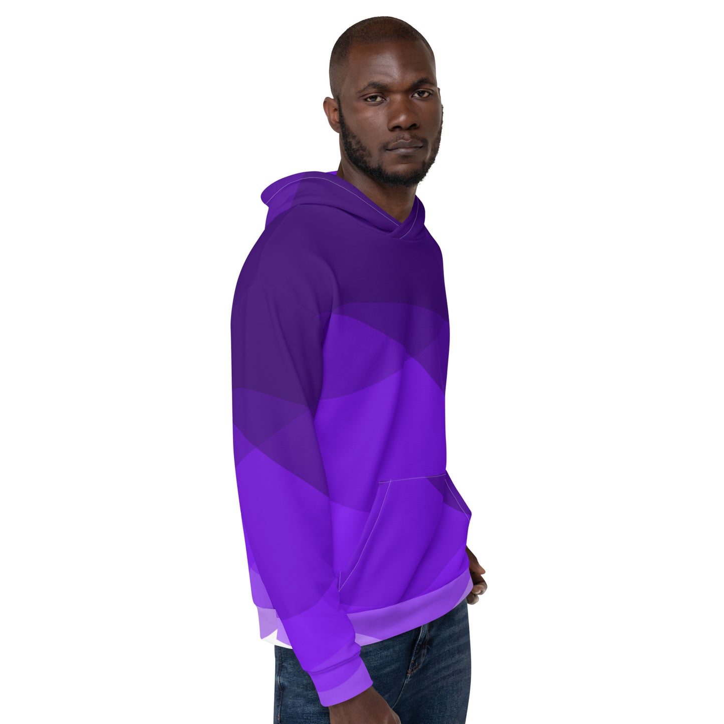 Violet Swirls Unisex Hoodie