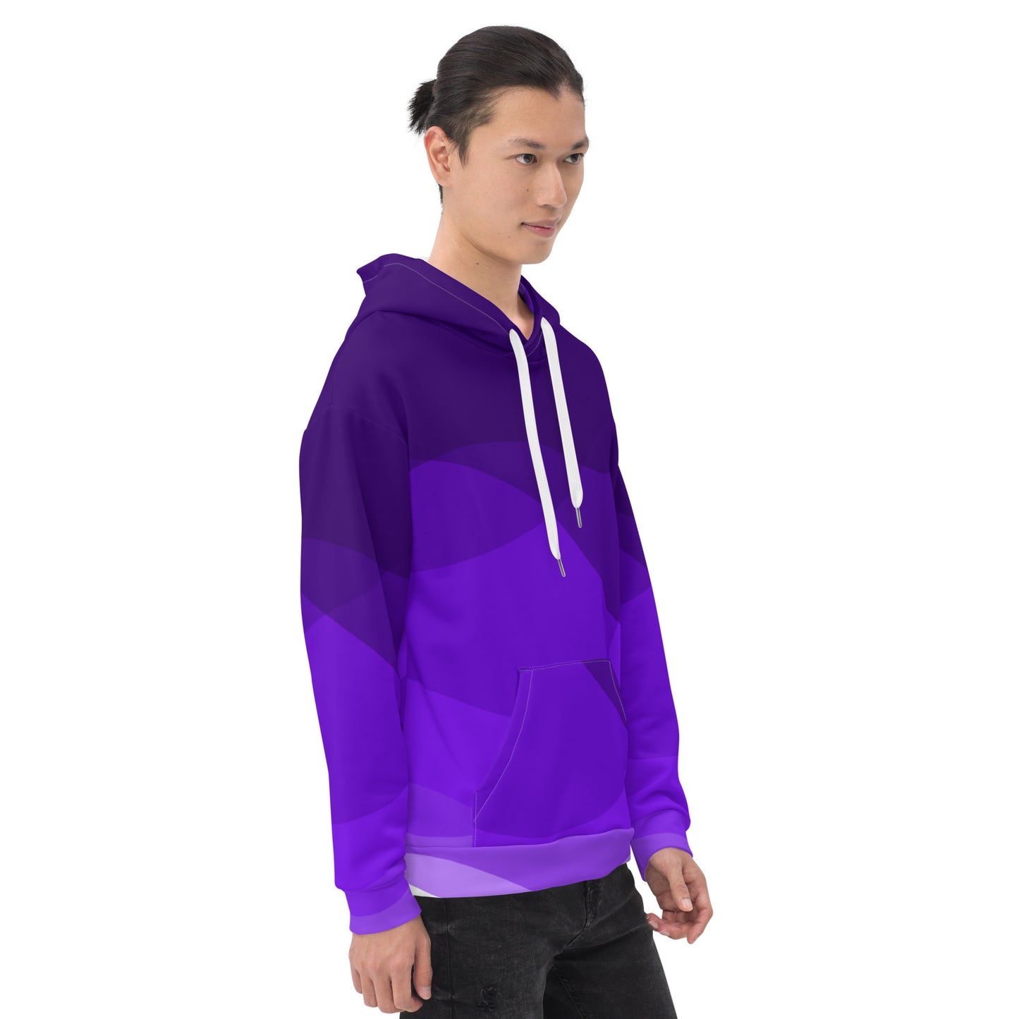 Violet Swirls Unisex Hoodie