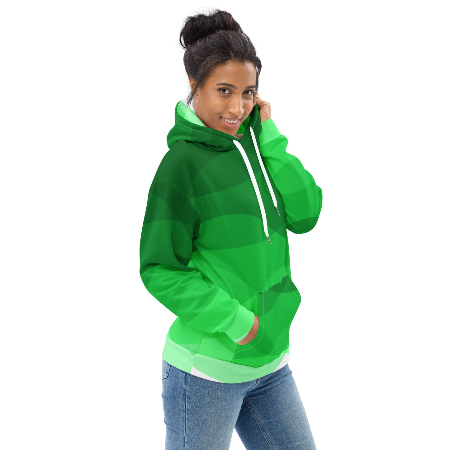 Green Cascade Unisex Hoodie