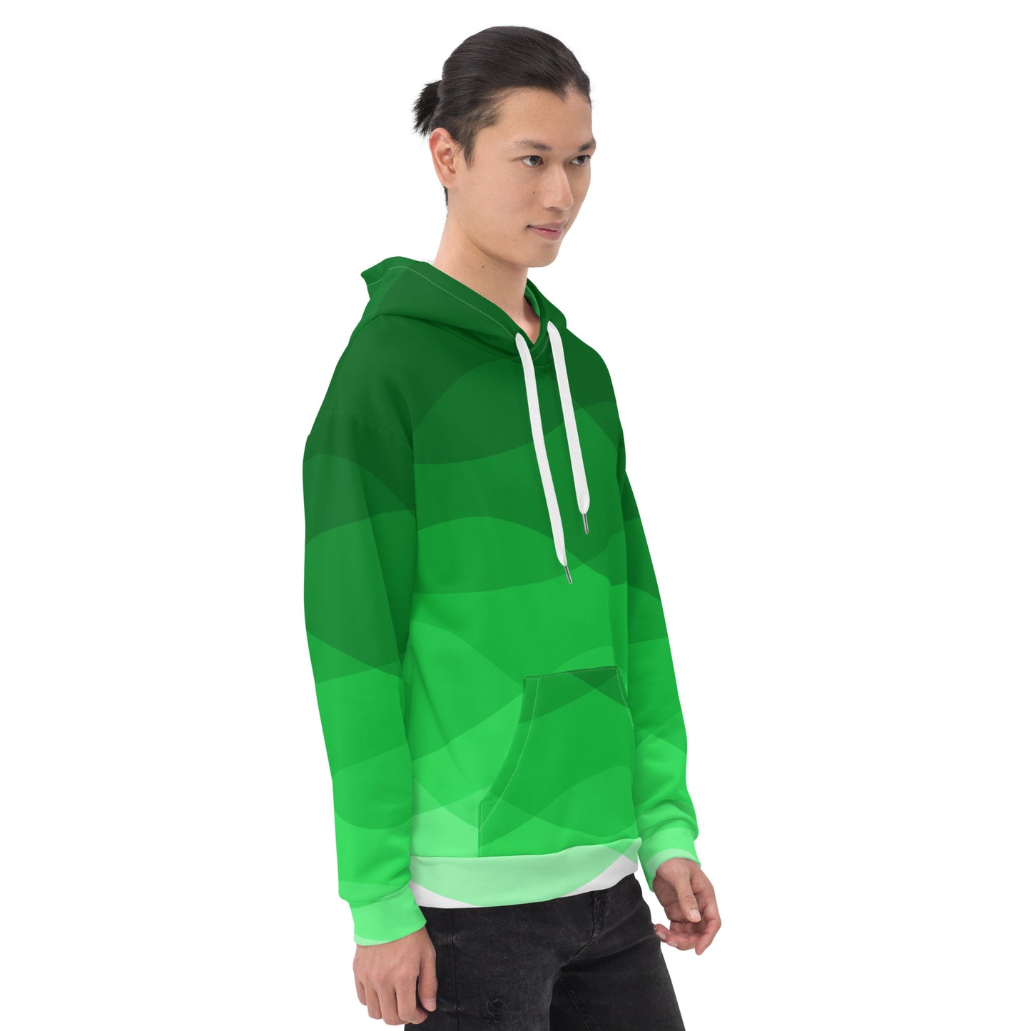 Green Cascade Unisex Hoodie