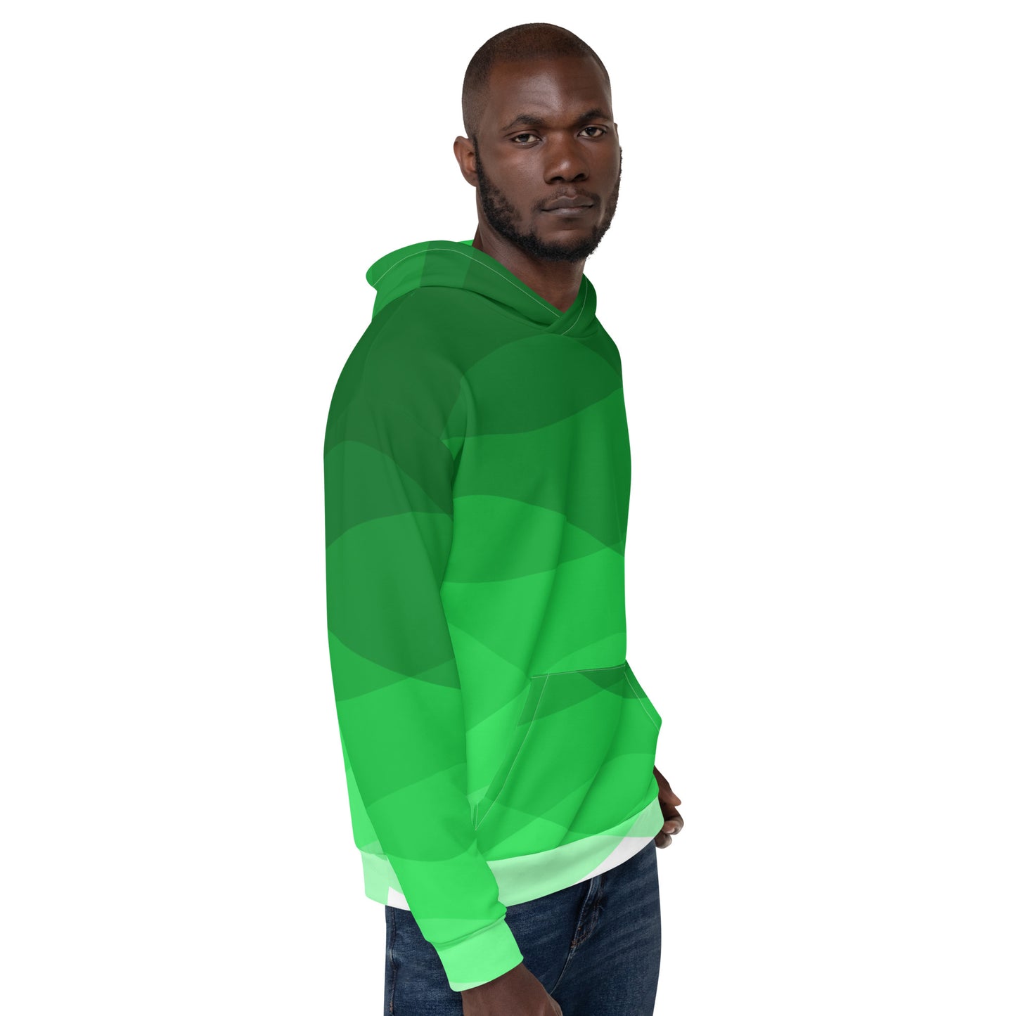 Green Cascade Unisex Hoodie