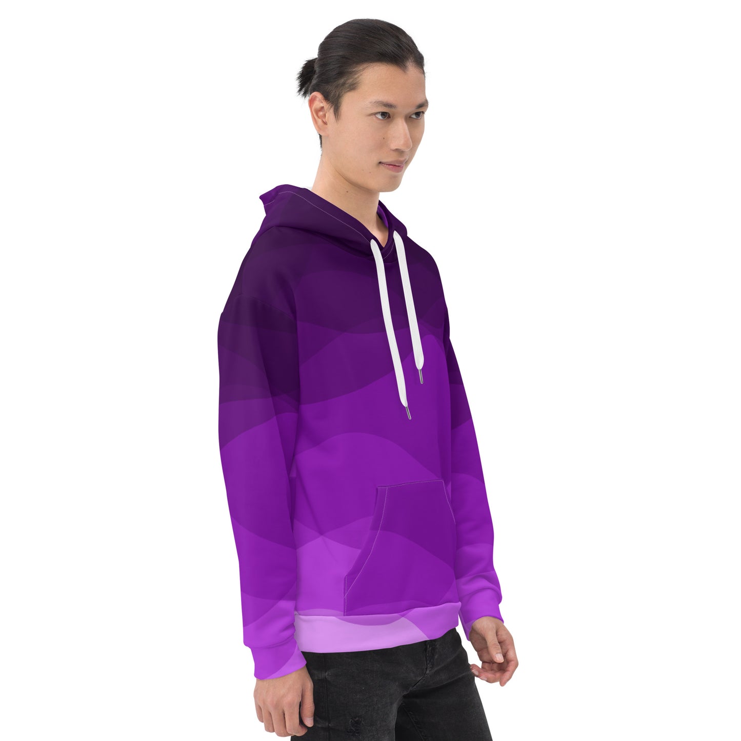 Plum Waves II Unisex Hoodie