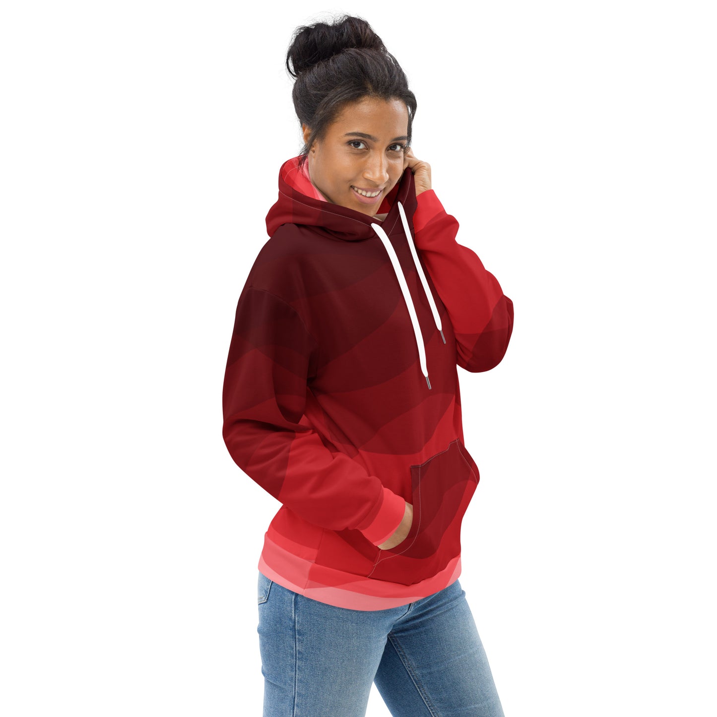 Crimson Motion Unisex Hoodie