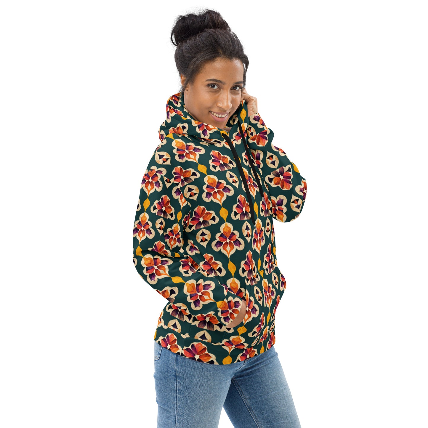 Ifrane’s Rainbow Blossoms Women’s Hoodie