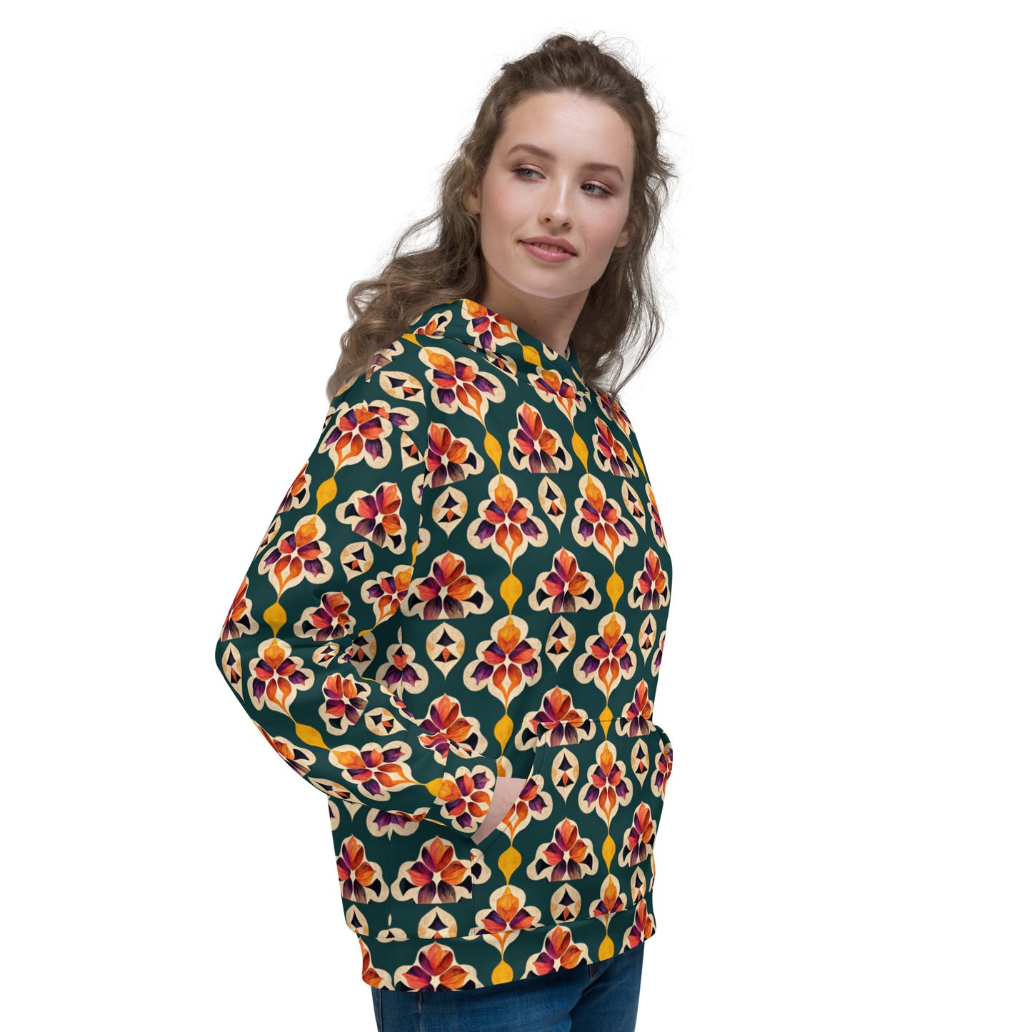 Ifrane’s Rainbow Blossoms Women’s Hoodie