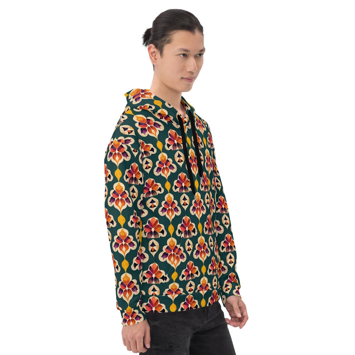 Ifrane’s Rainbow Blossoms Men’s Hoodie