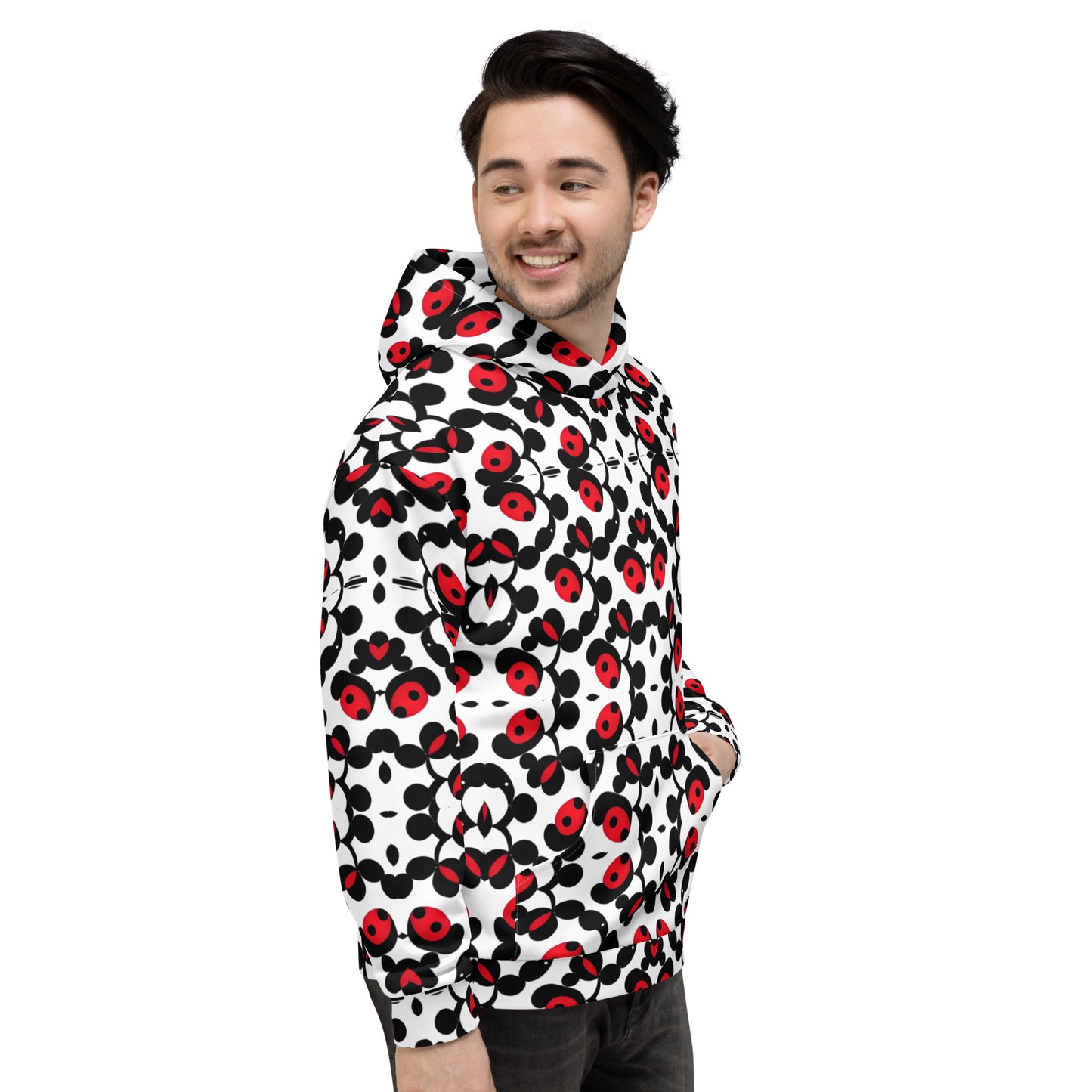 Ladybug Noir Men’s Hoodie