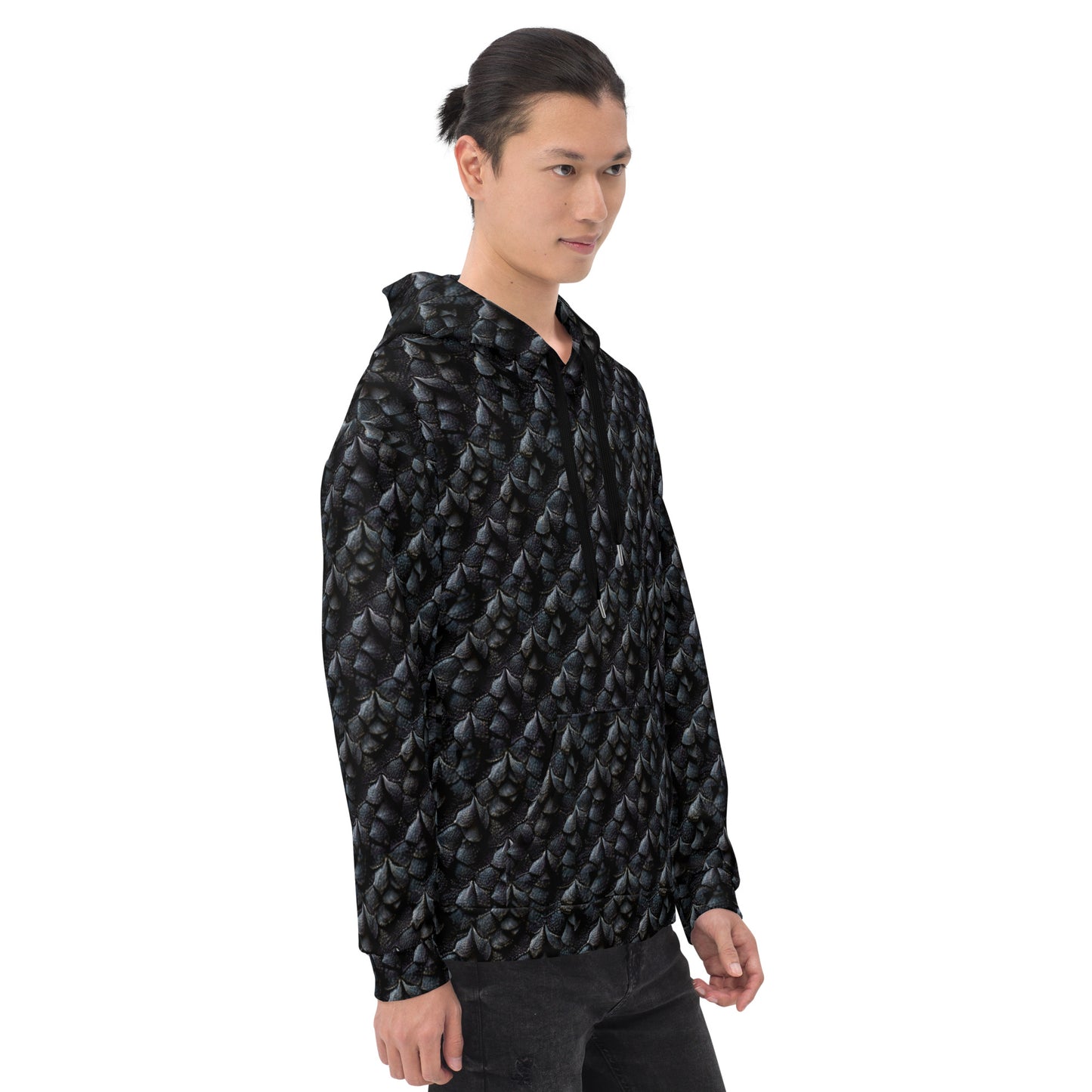 Onyxxor, the Cliff Sentinel Dragon Men’s Hoodie