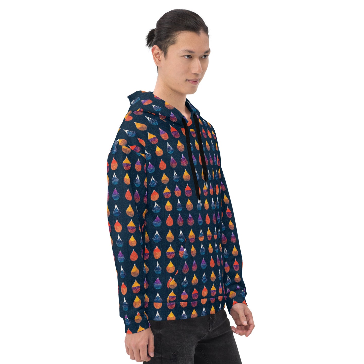 Prismatic Precipitation Men’s Hoodie