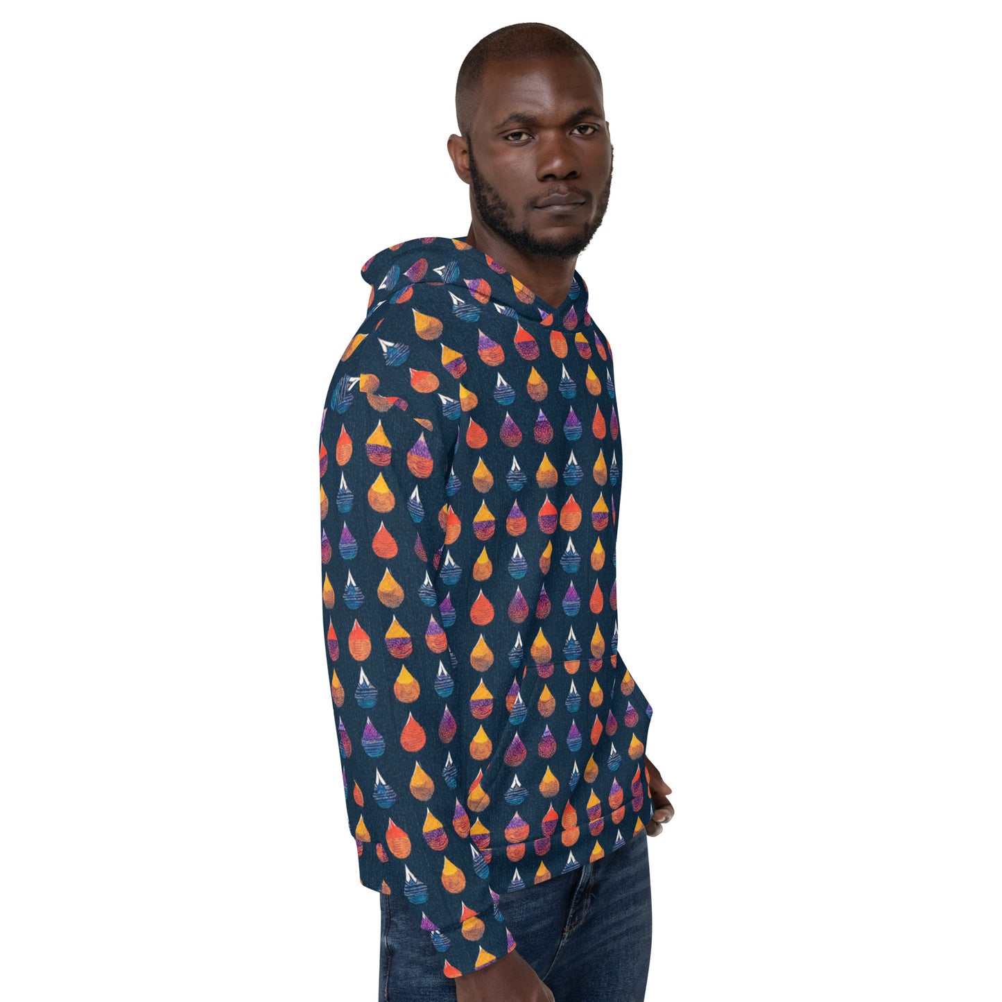 Prismatic Precipitation Men’s Hoodie