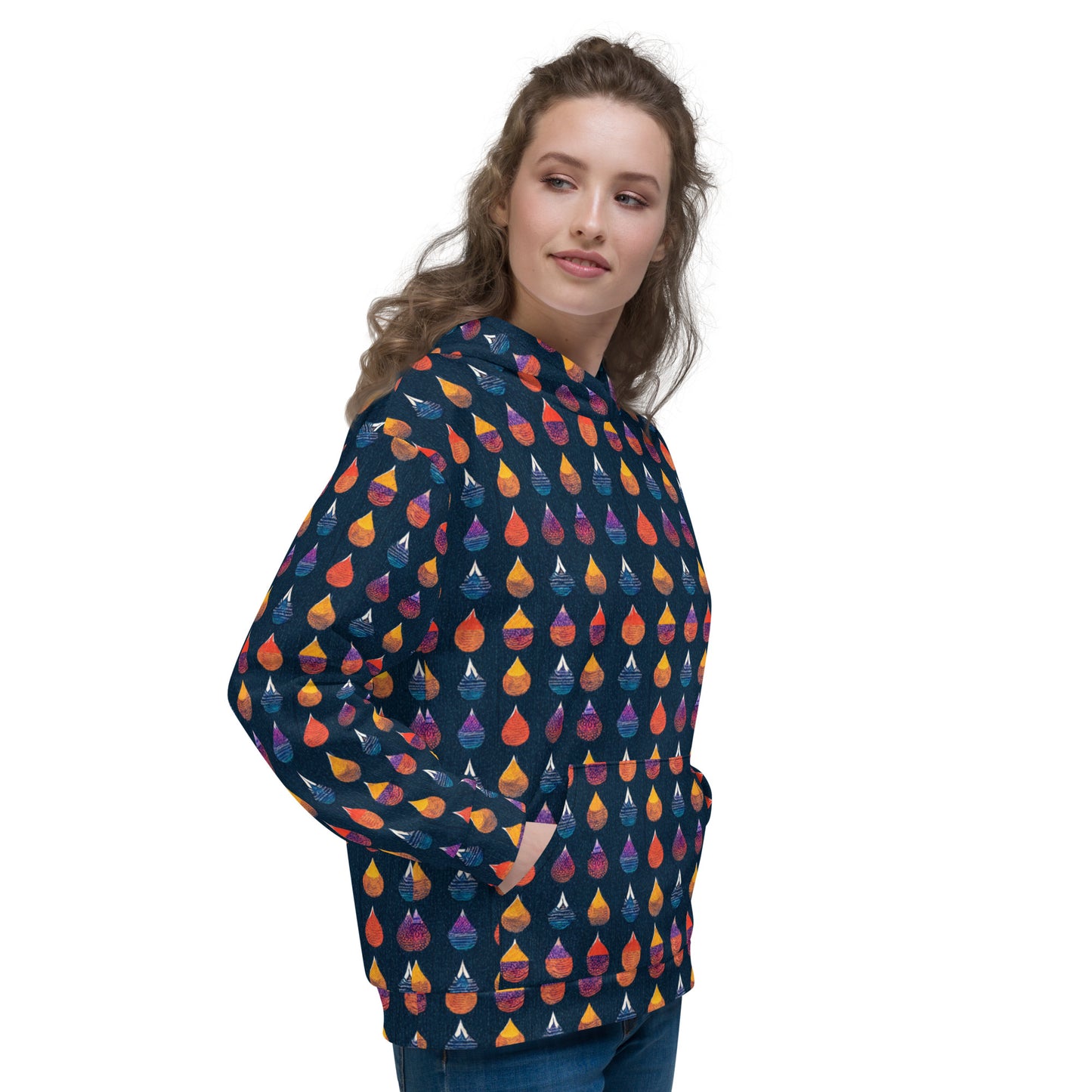 Prismatic Precipitation Women’s Hoodie